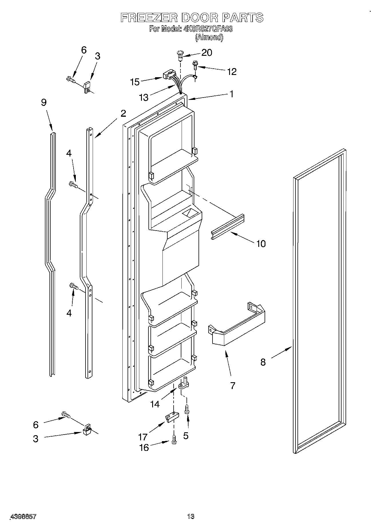 08 - FREEZER DOOR