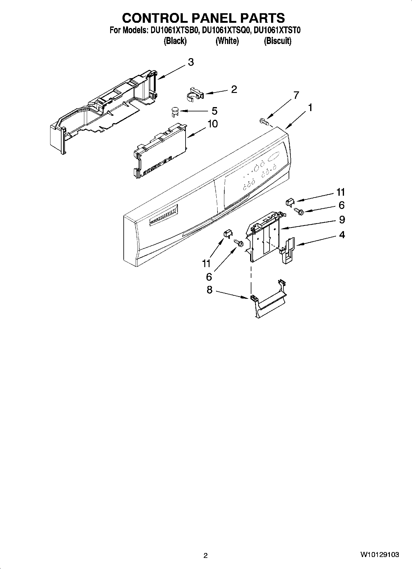 02 - CONTROL PANEL PARTS