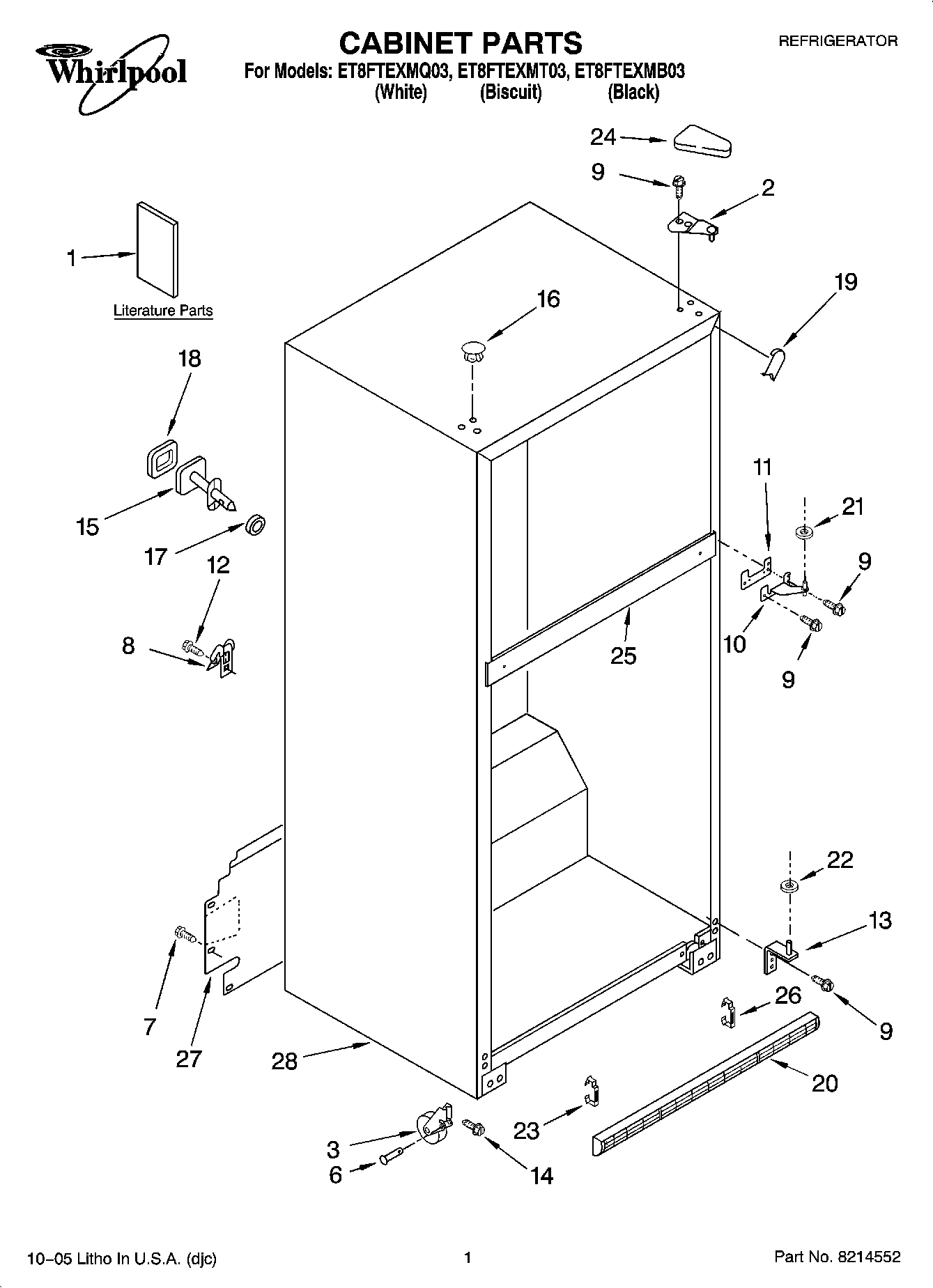 01 - CABINET PARTS