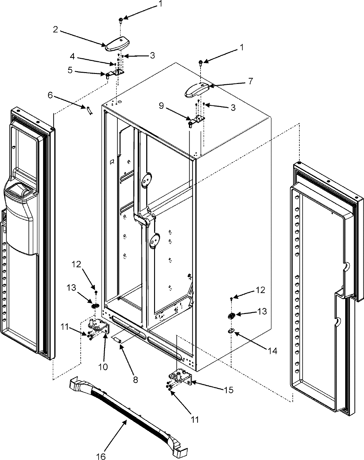 12 - HINGES & TOE GRILLE