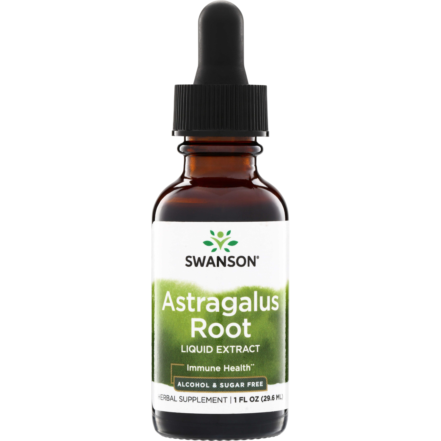 Swanson Vitamins Astragalus Root Liquid Extract - Alcohol & Sugar Free Vitamin | 1 G 1 fl oz Liquid