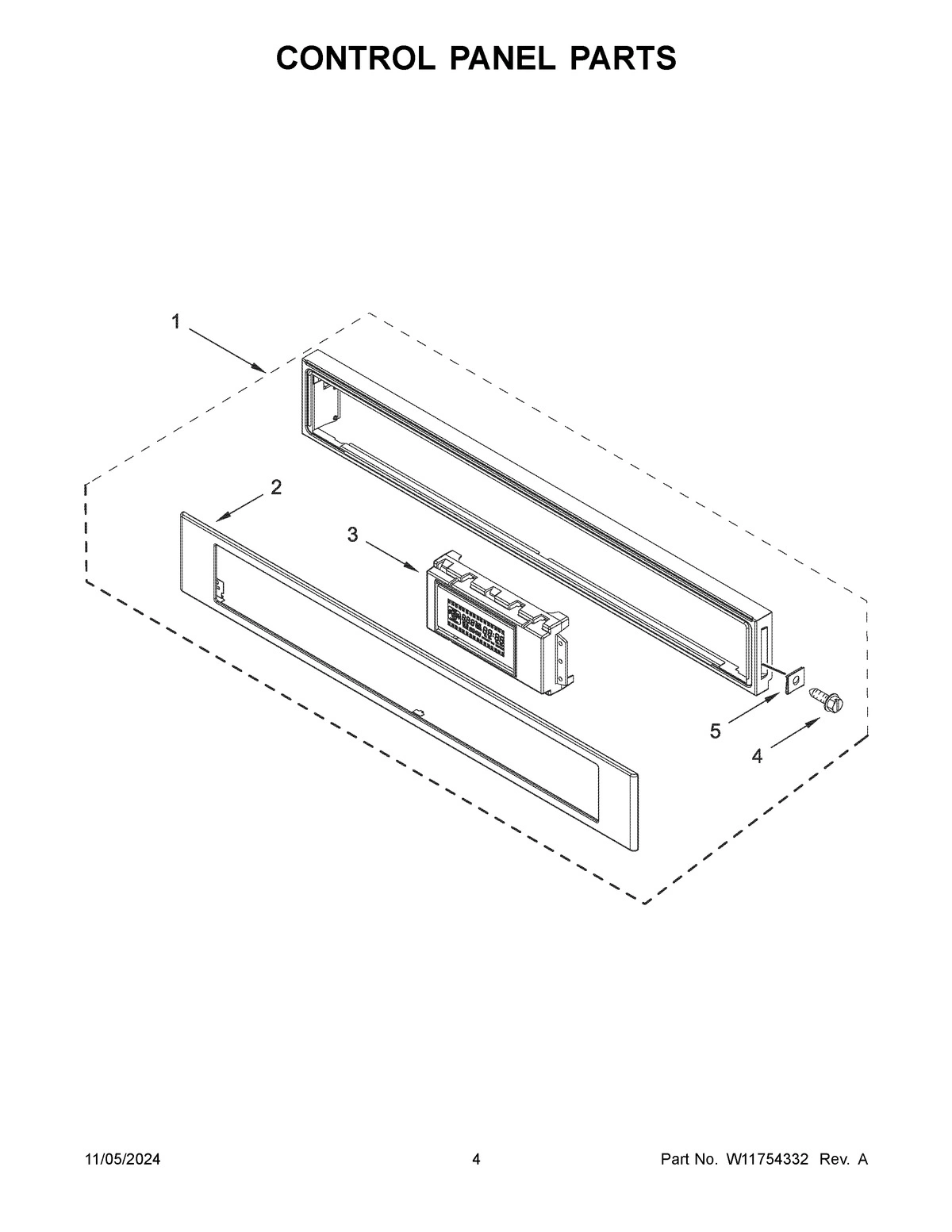 03 - CONTROL PANEL PARTS