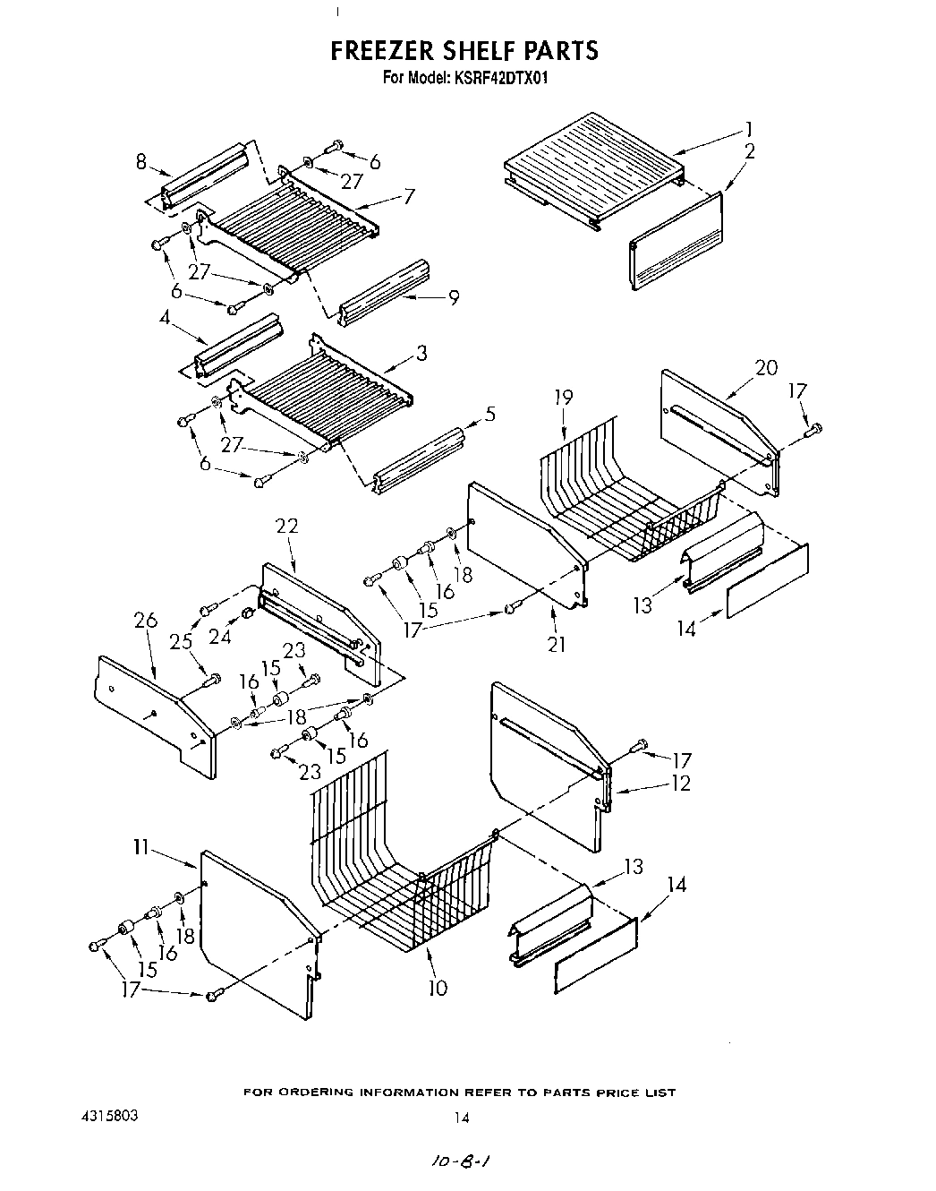 10 - FREEZER SHELF