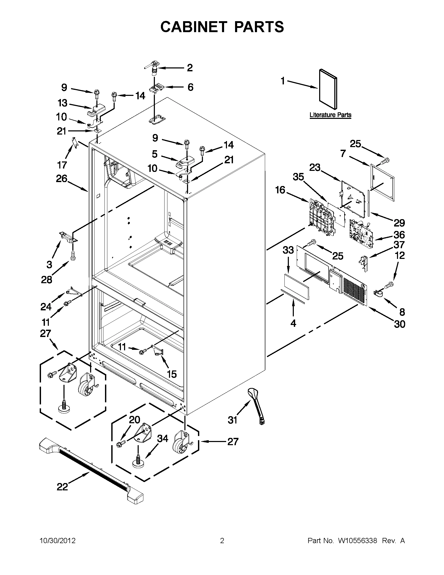 01 - CABINET PARTS