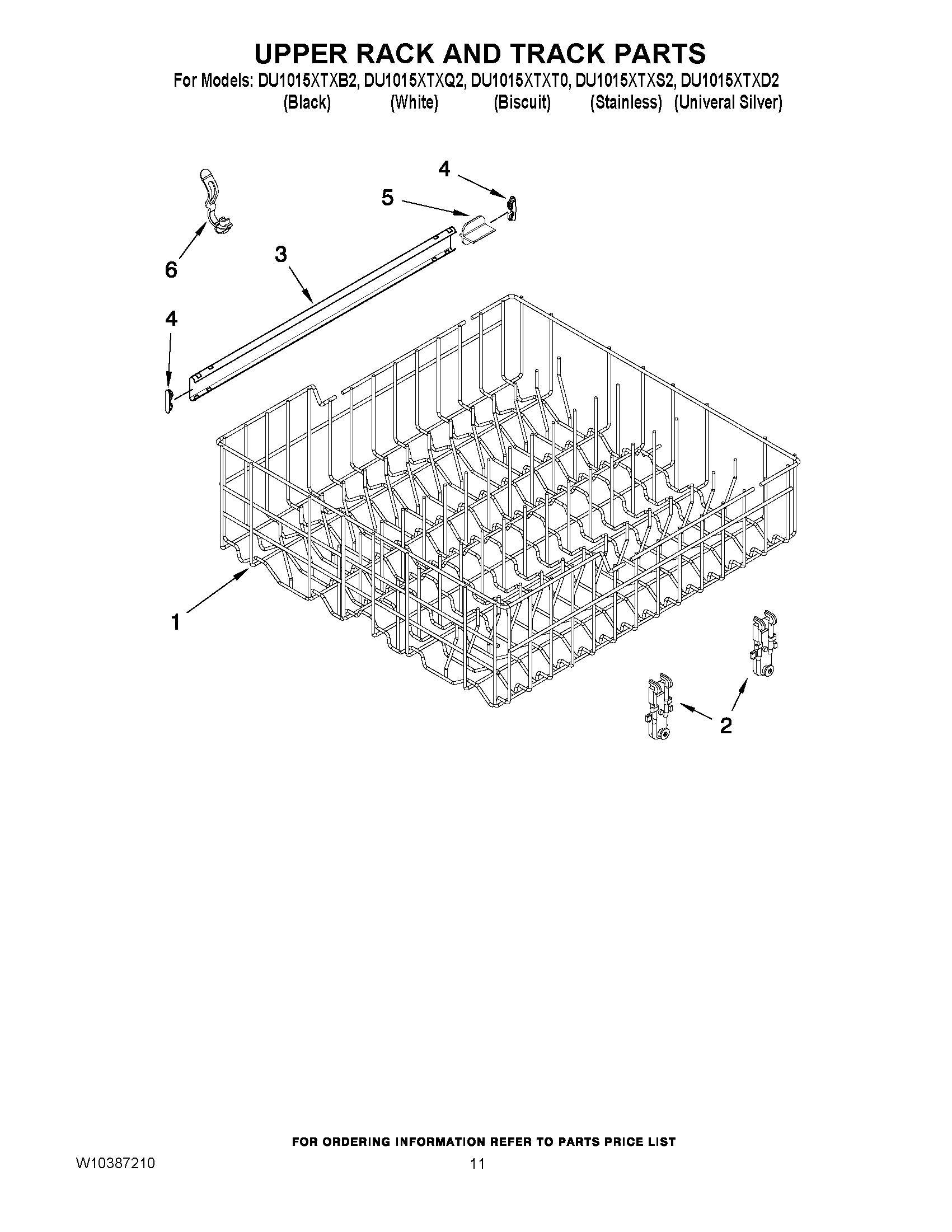 09 - UPPER RACK AND TRACK PARTS
