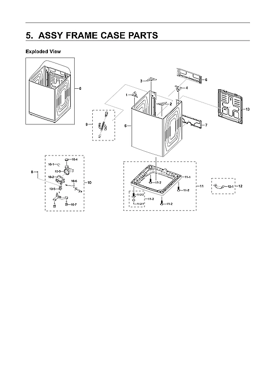 FRAME CASE PARTS ASSY