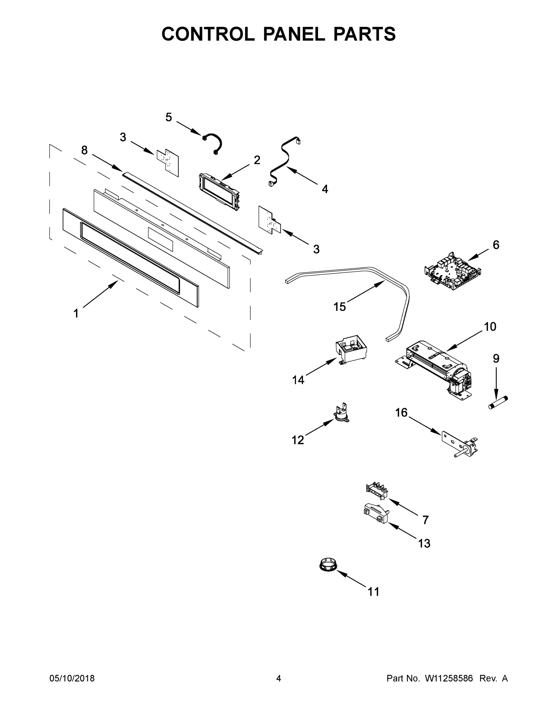 03 - CONTROL PANEL PARTS