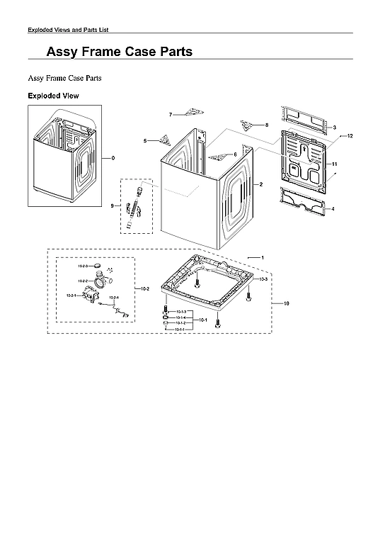 Case Frame Assembly