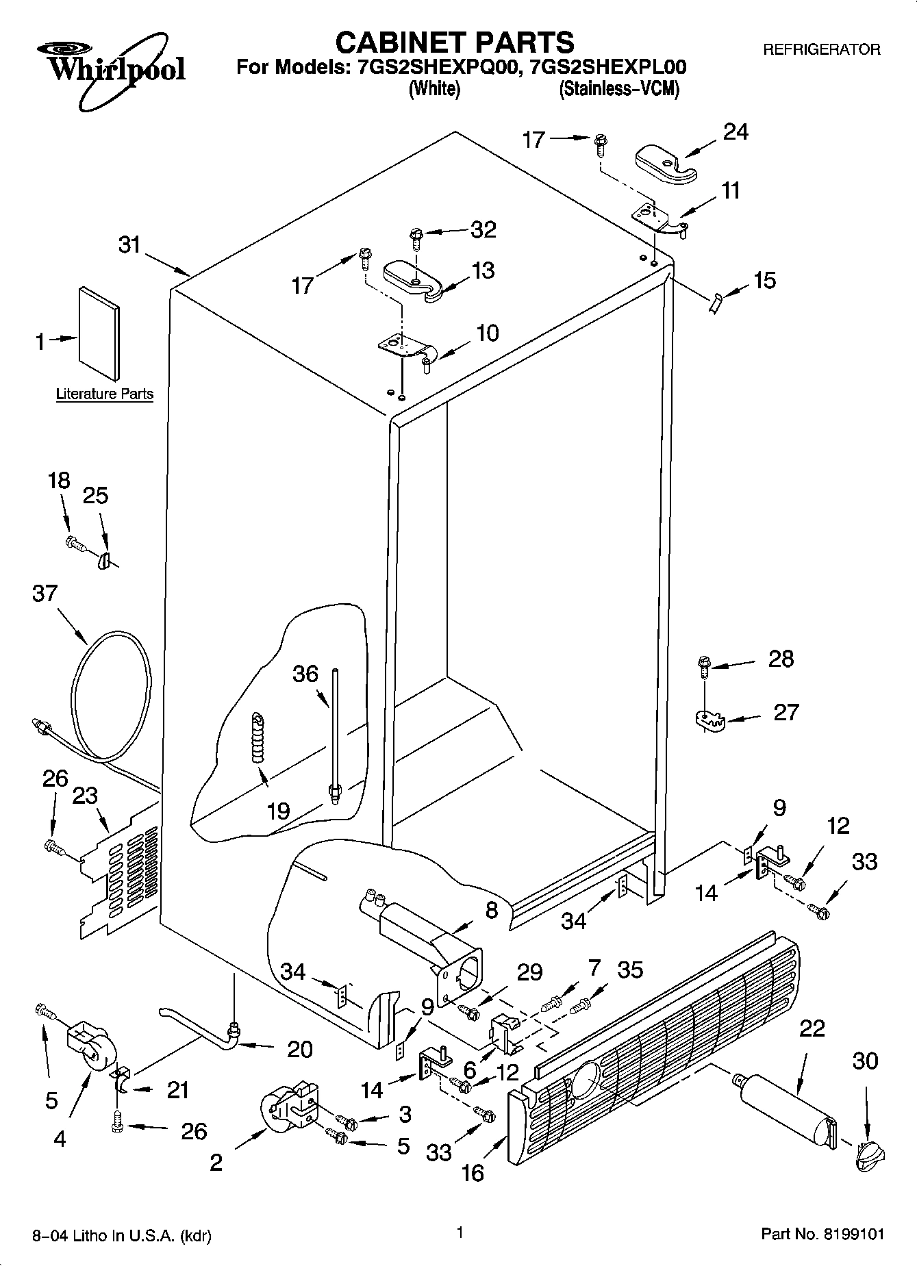 01 - CABINET PARTS