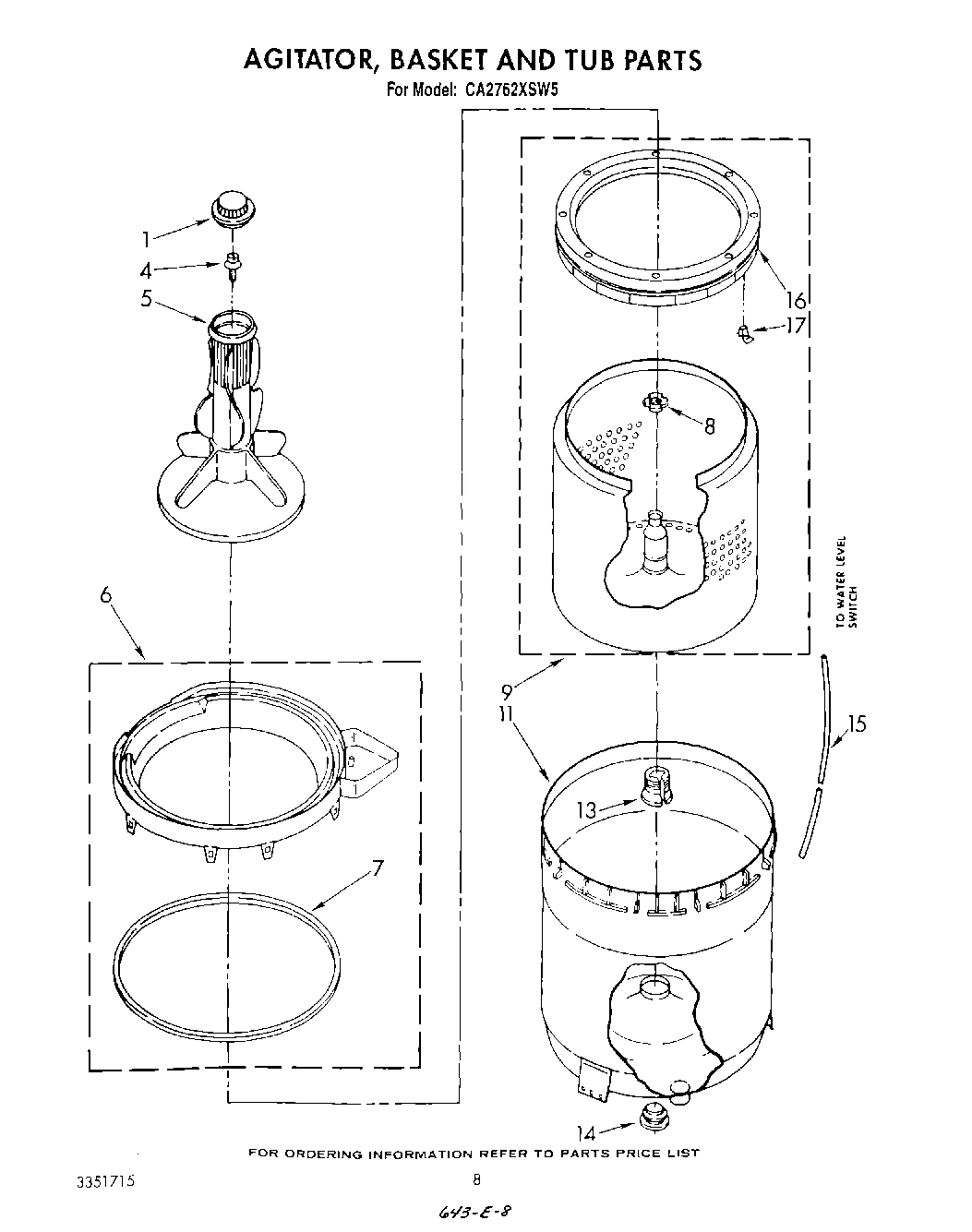06 - AGITATOR, BASKET AND TUB