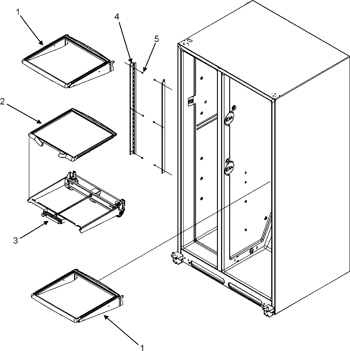 16 - REFRIGERATOR SHELVES