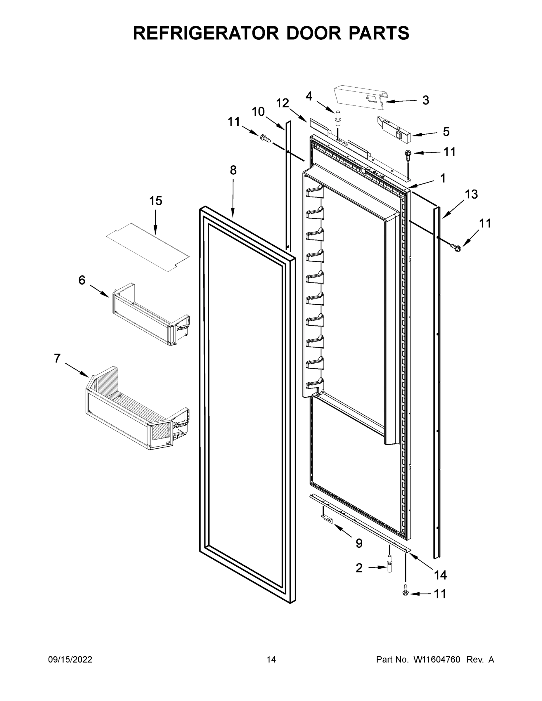 08 - REFRIGERATOR DOOR PARTS
