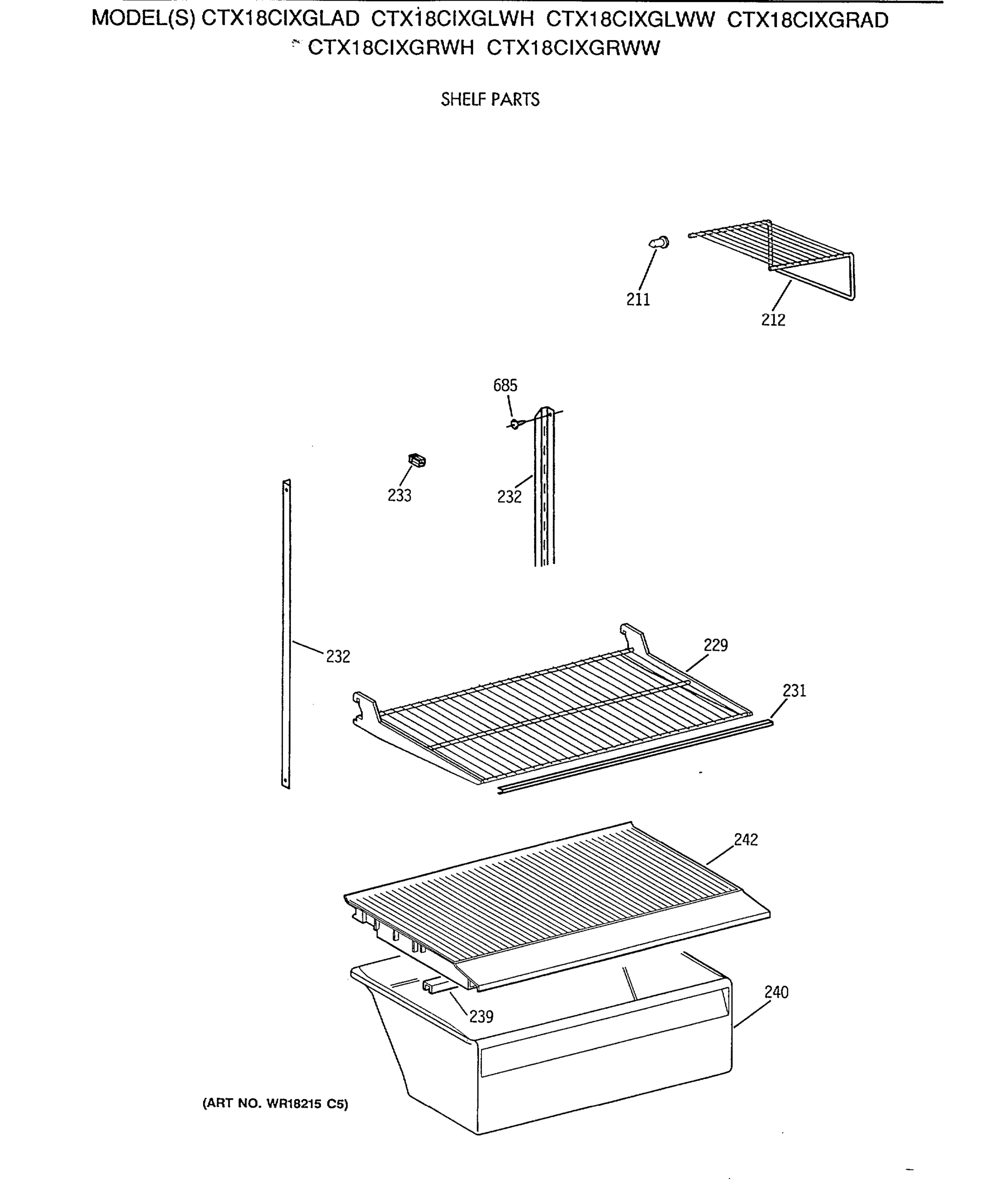 SHELF PARTS