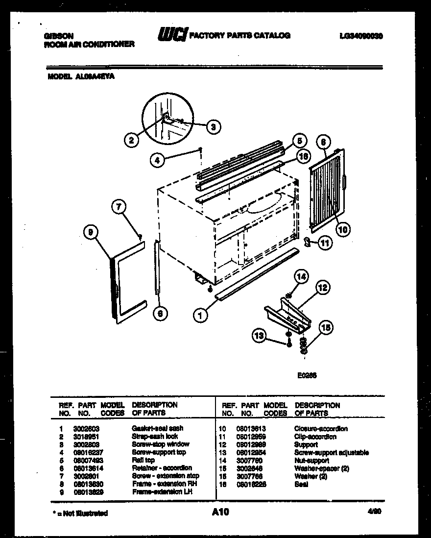 06 - CABINET AND INSTALLATION PARTS