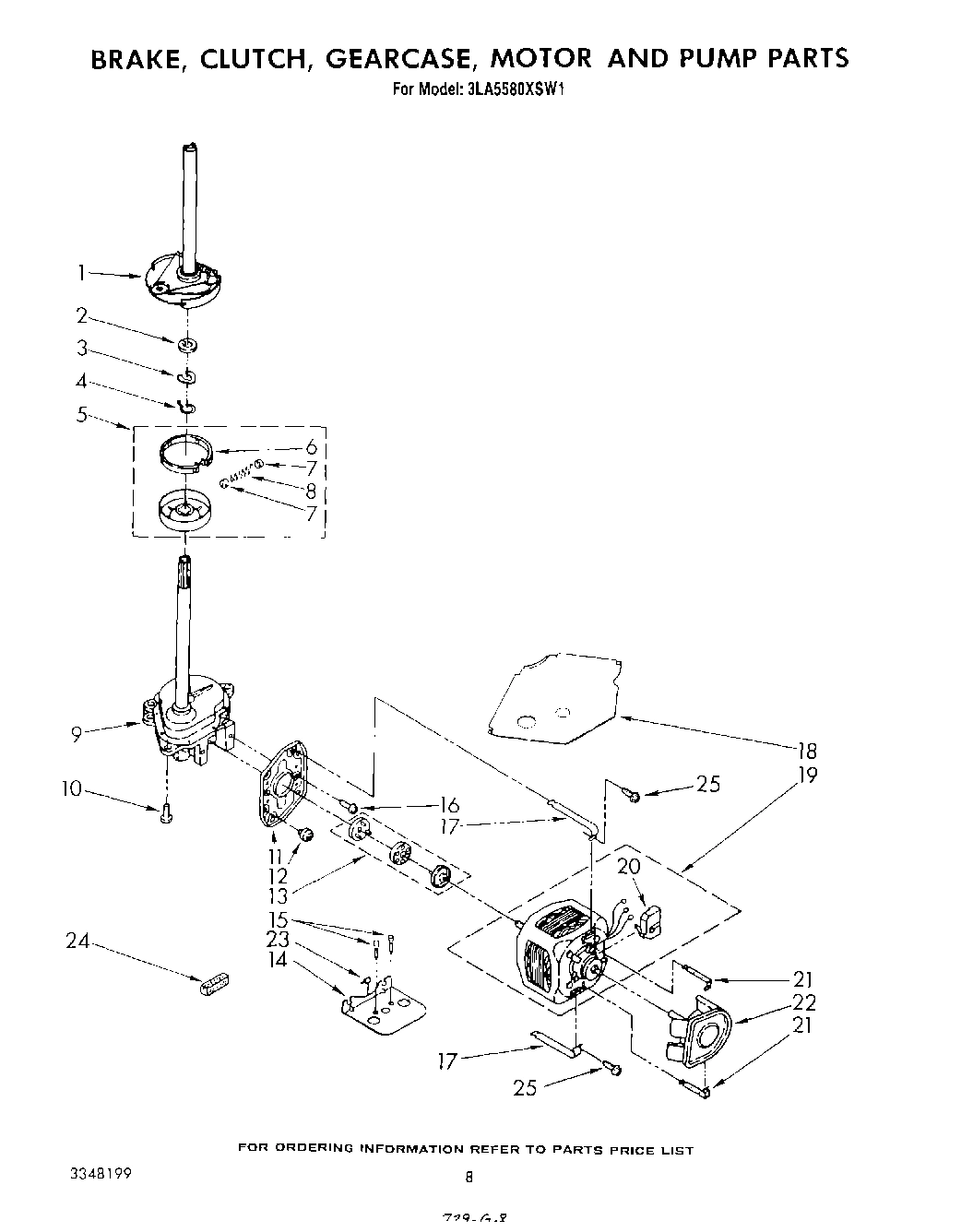 06 - BRAKE, CLUTCH, GEARCASE, MOTOR AND PUMP