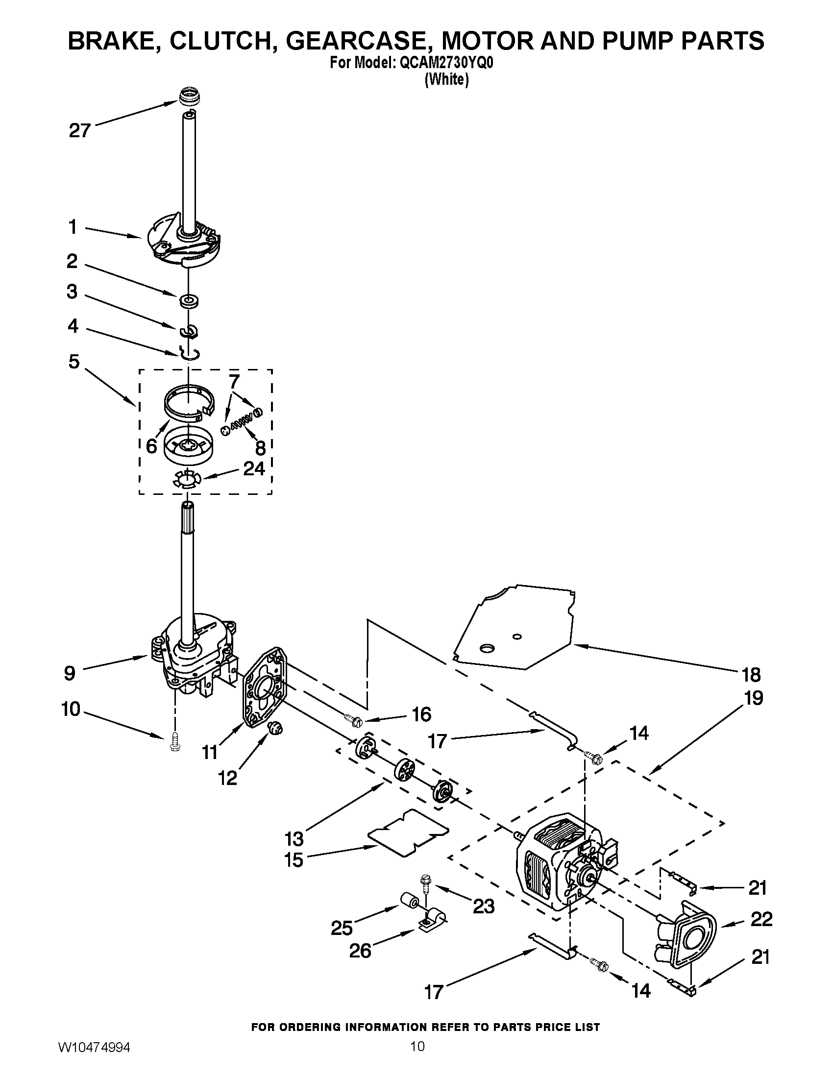06 - BRAKE, CLUTCH, GEARCASE, MOTOR AND PUMP PARTS