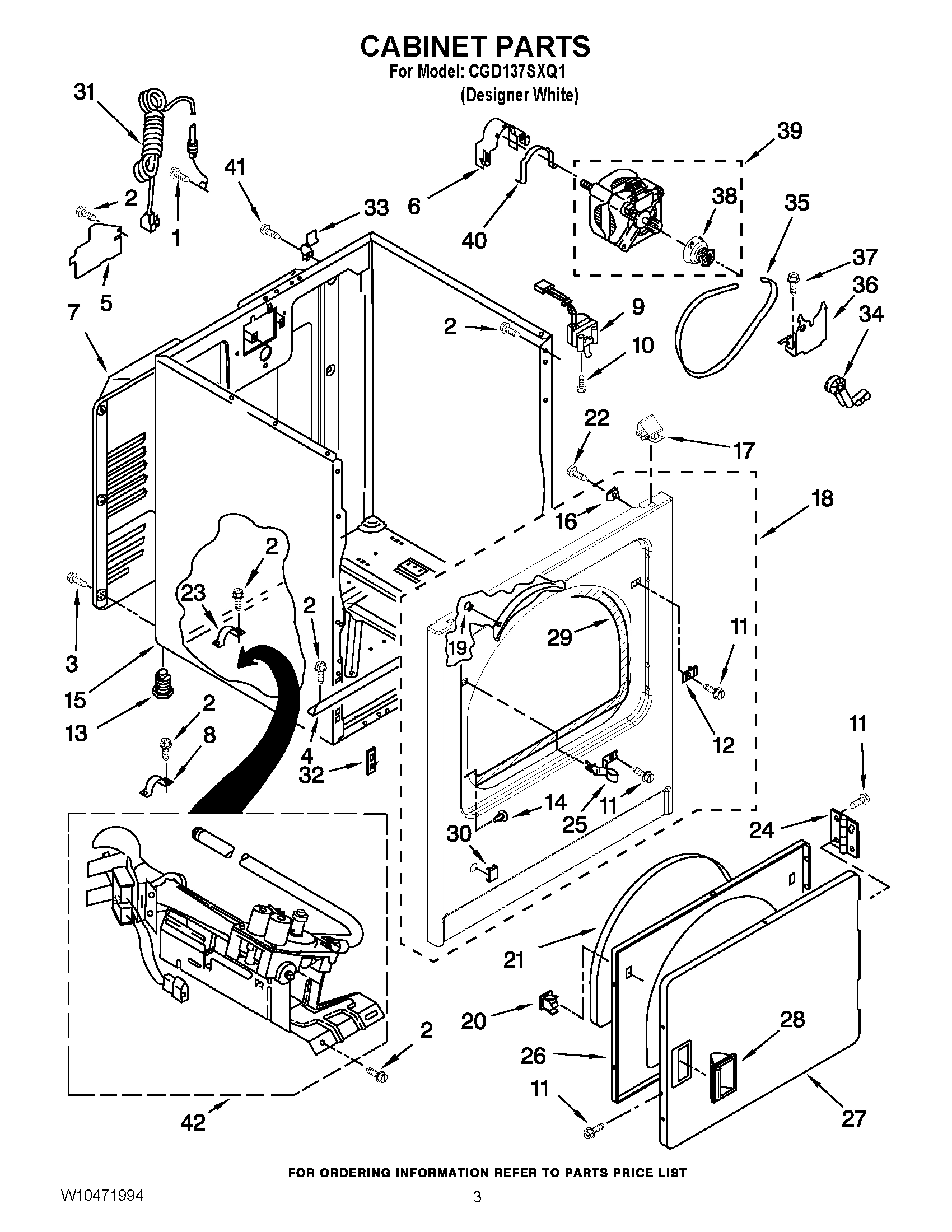 02 - CABINET PARTS