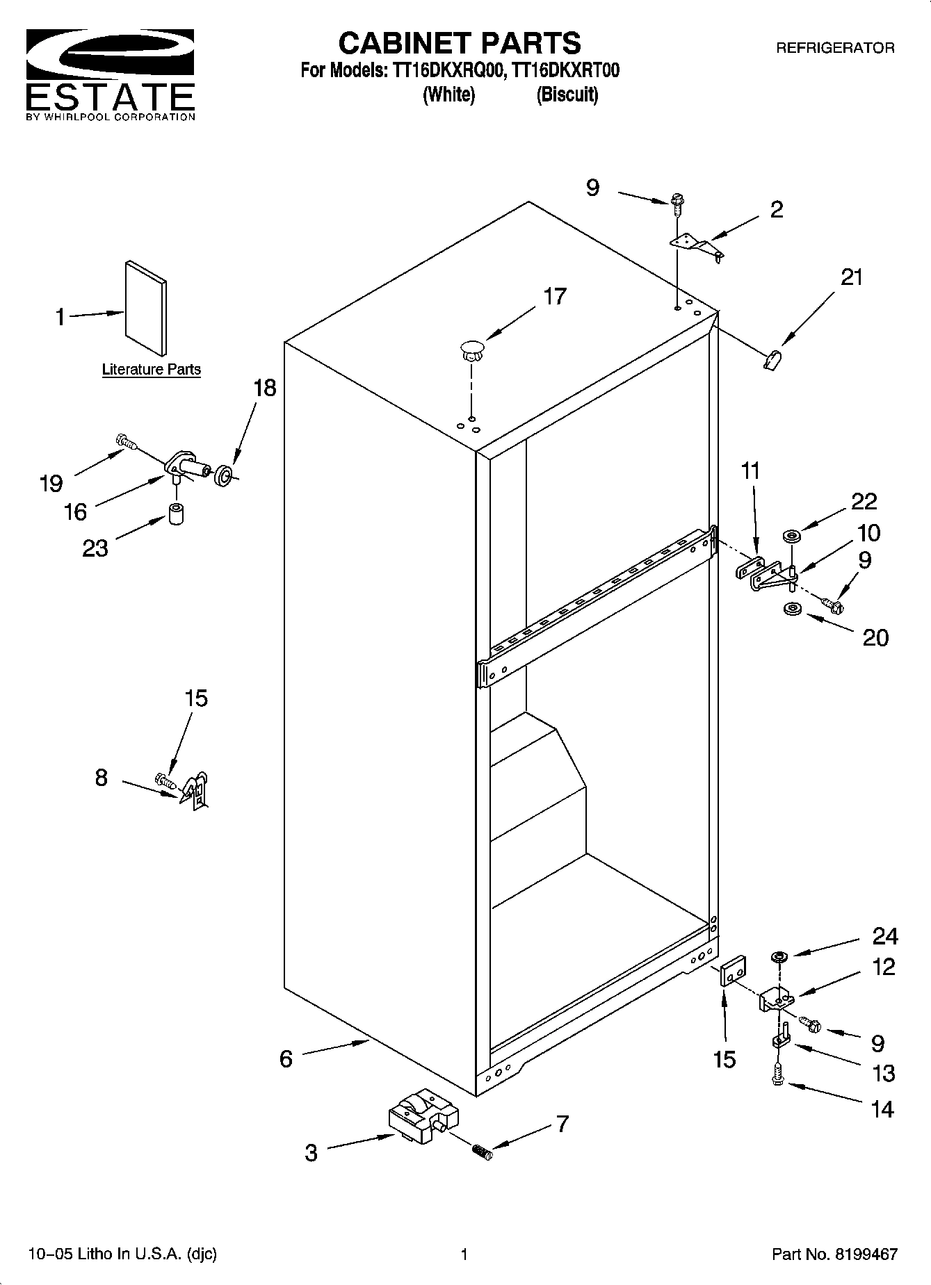 01 - CABINET PARTS