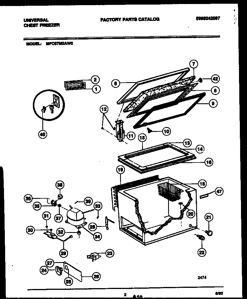 02 - CHEST FREEZER PARTS