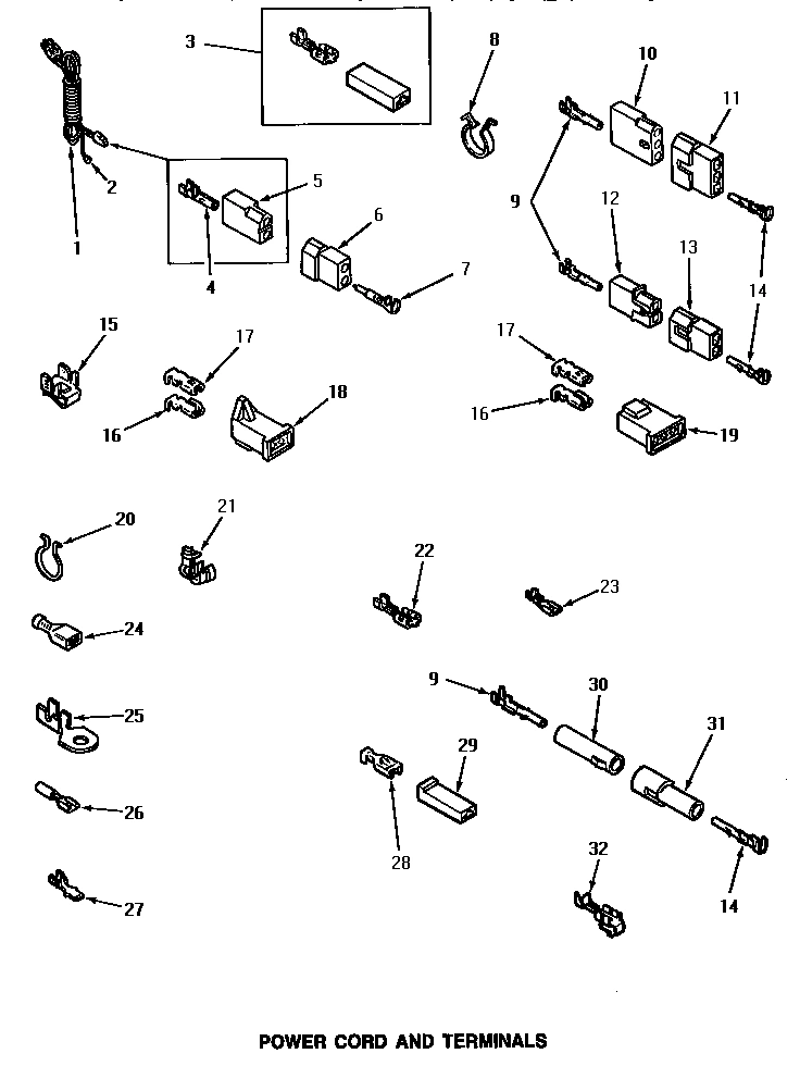 09 - POWER CORD & TERMINALS