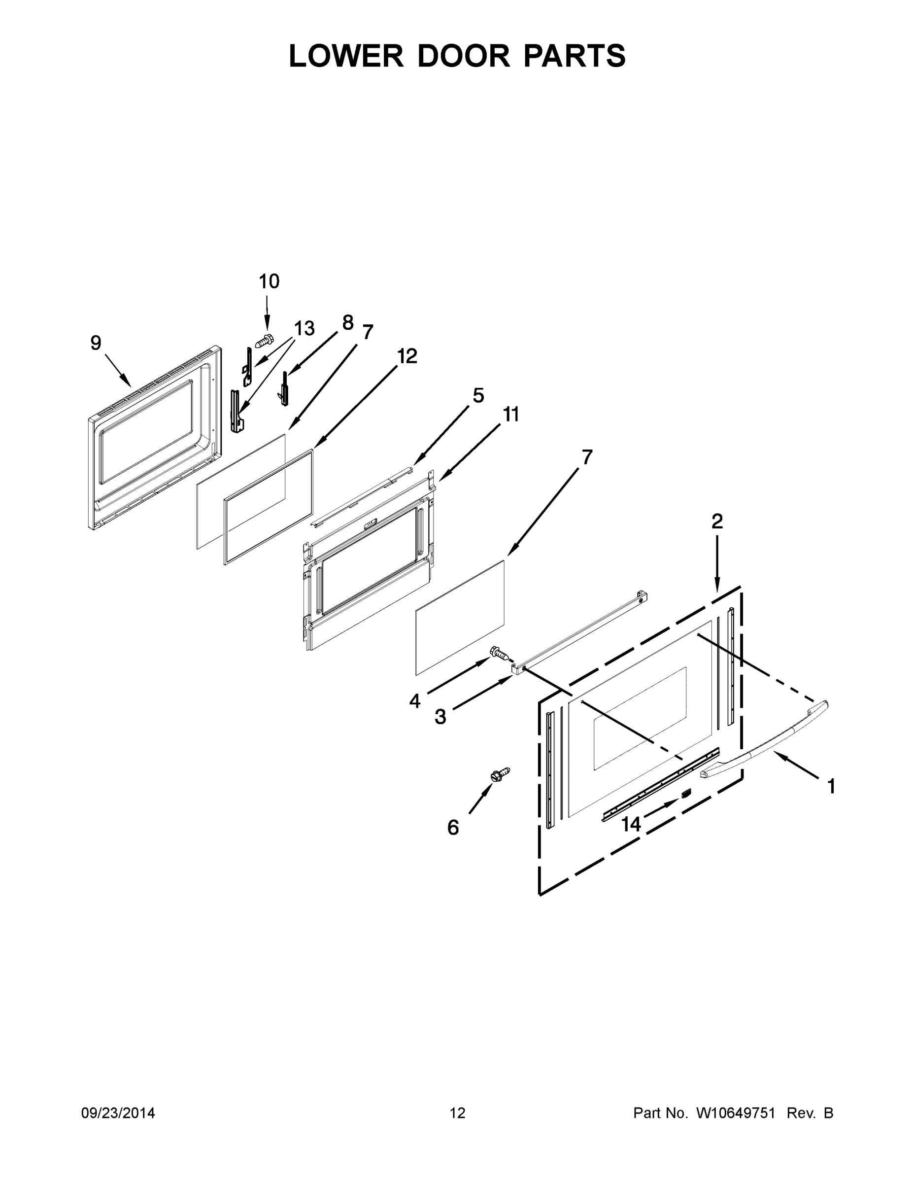 07 - LOWER DOOR PARTS