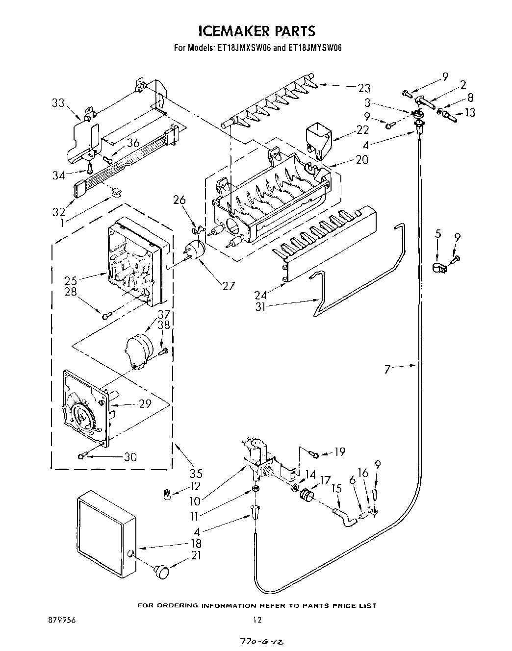 09 - ICEMAKER , NOT ILLUSTRATED