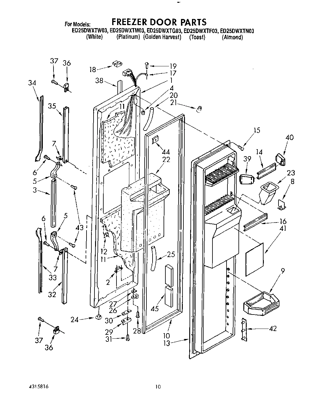 08 - FREEZER DOOR