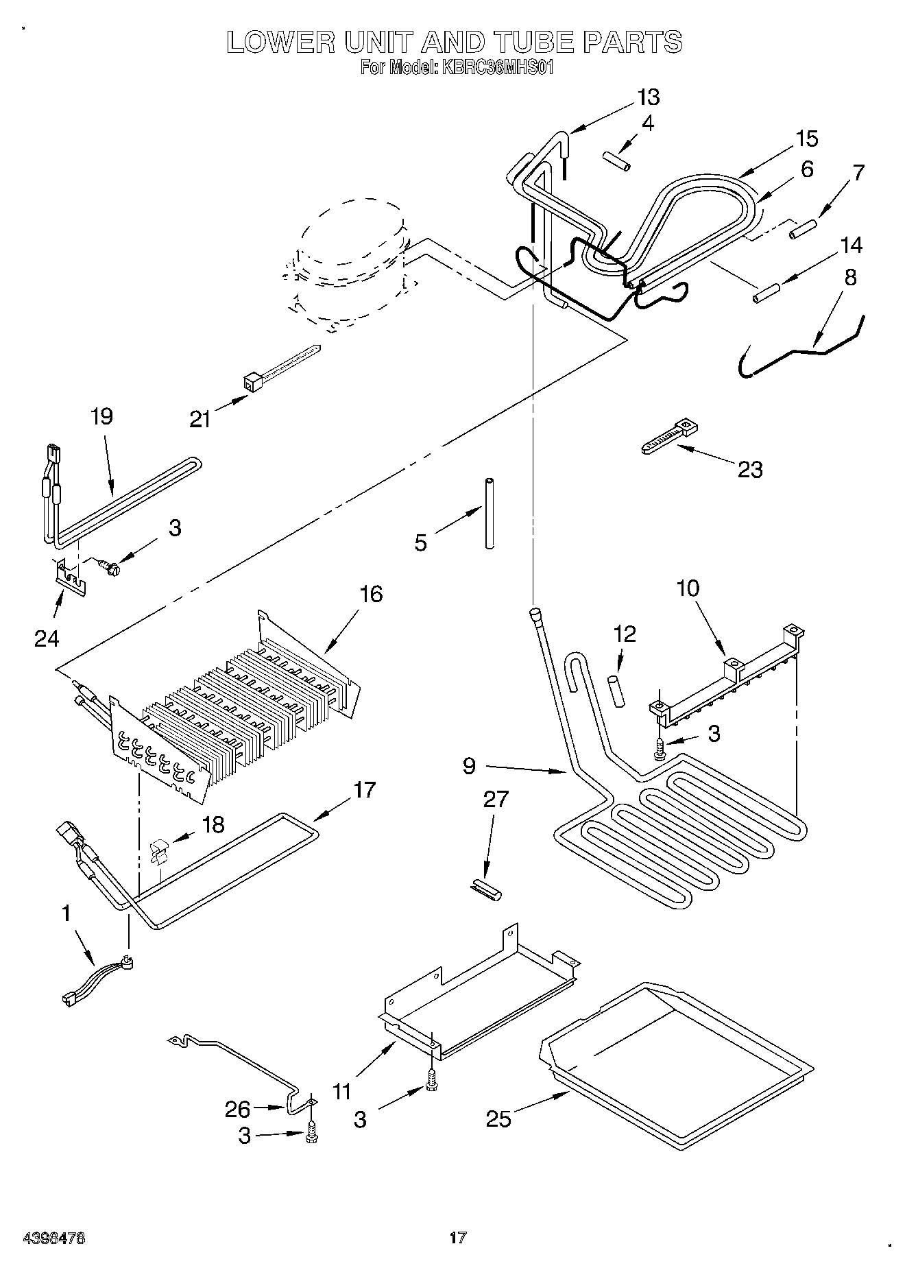 10 - LOWER UNIT AND TUBE