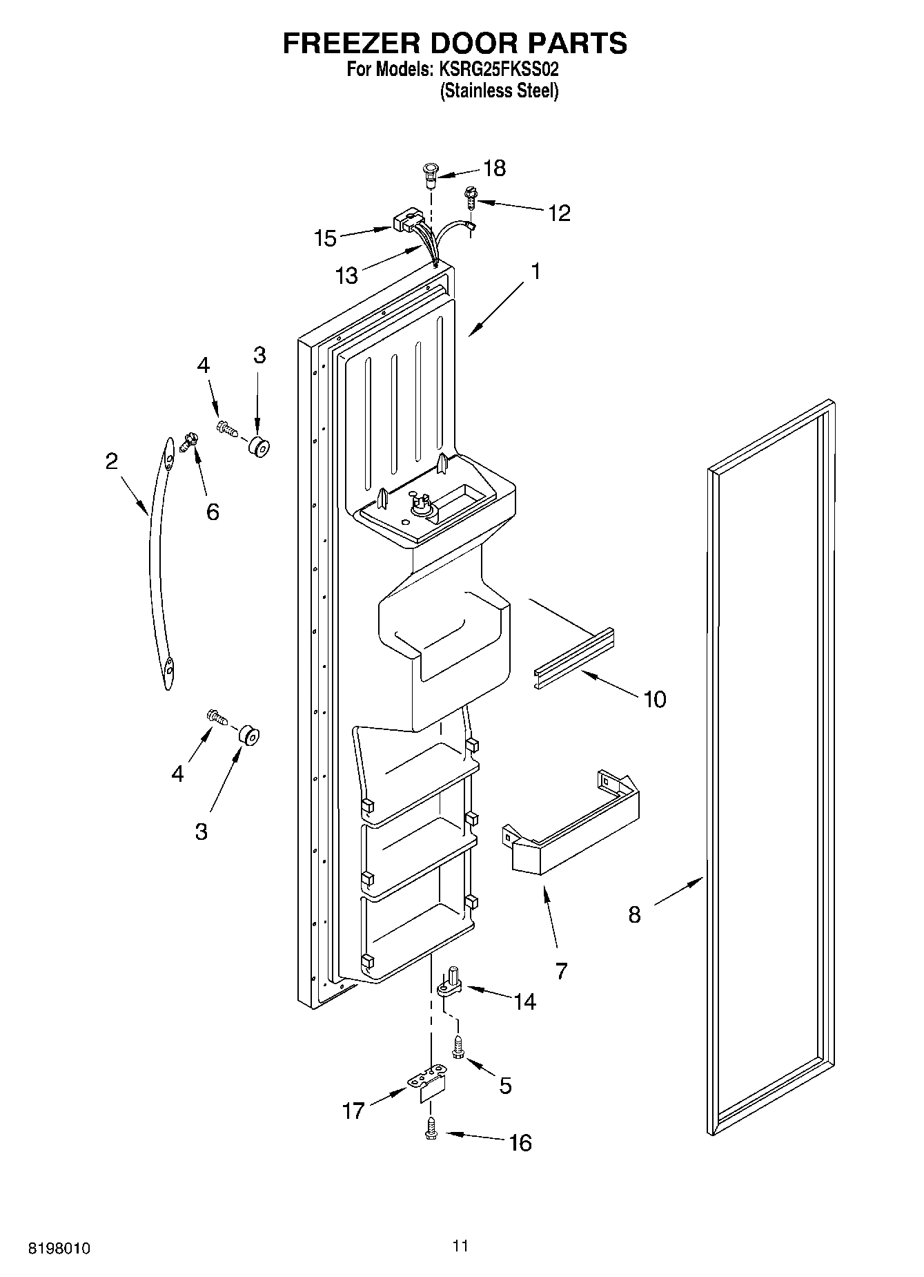 07 - FREEZER DOOR
