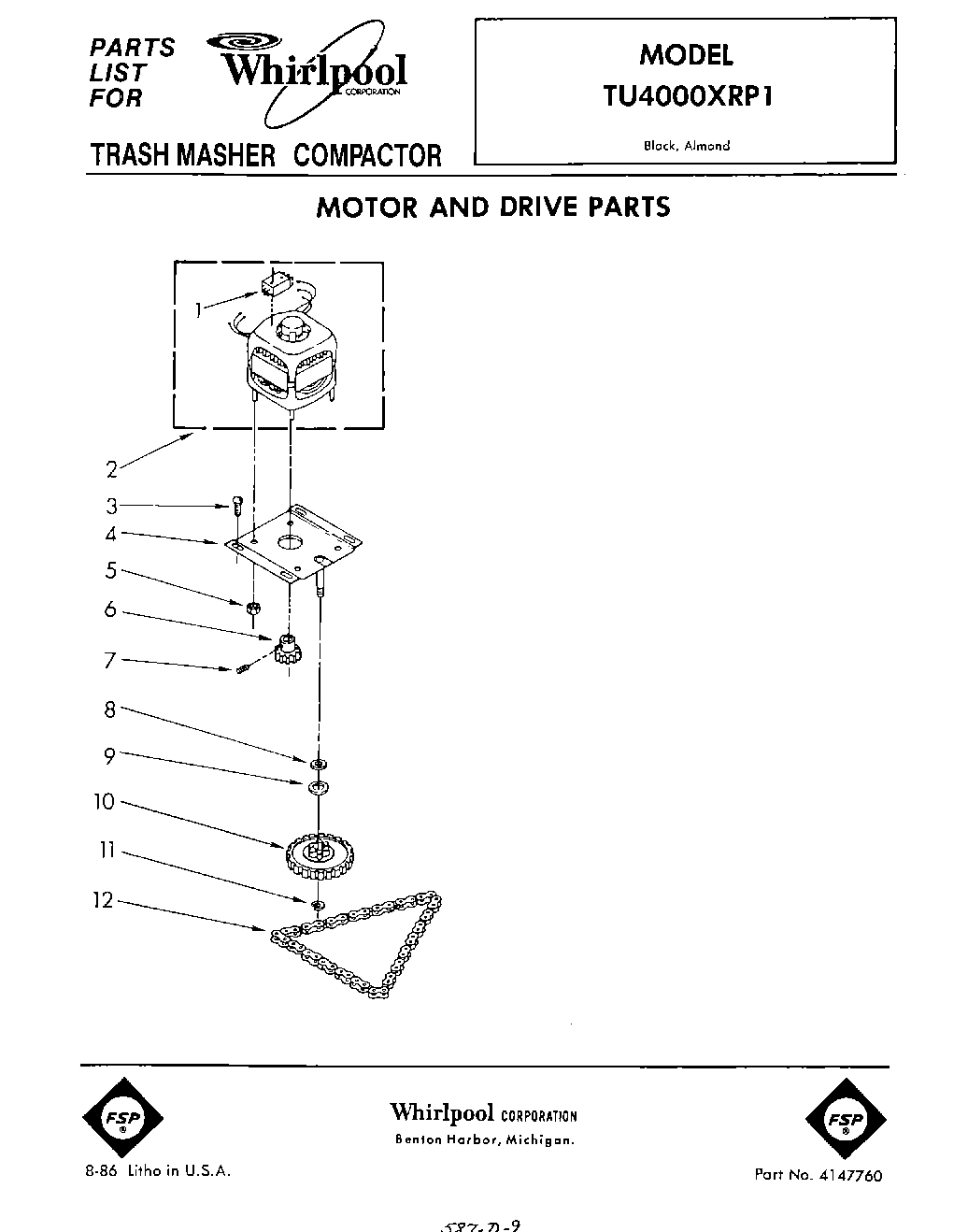 01 - MOTOR AND DRIVE , LIT/OPTIONAL