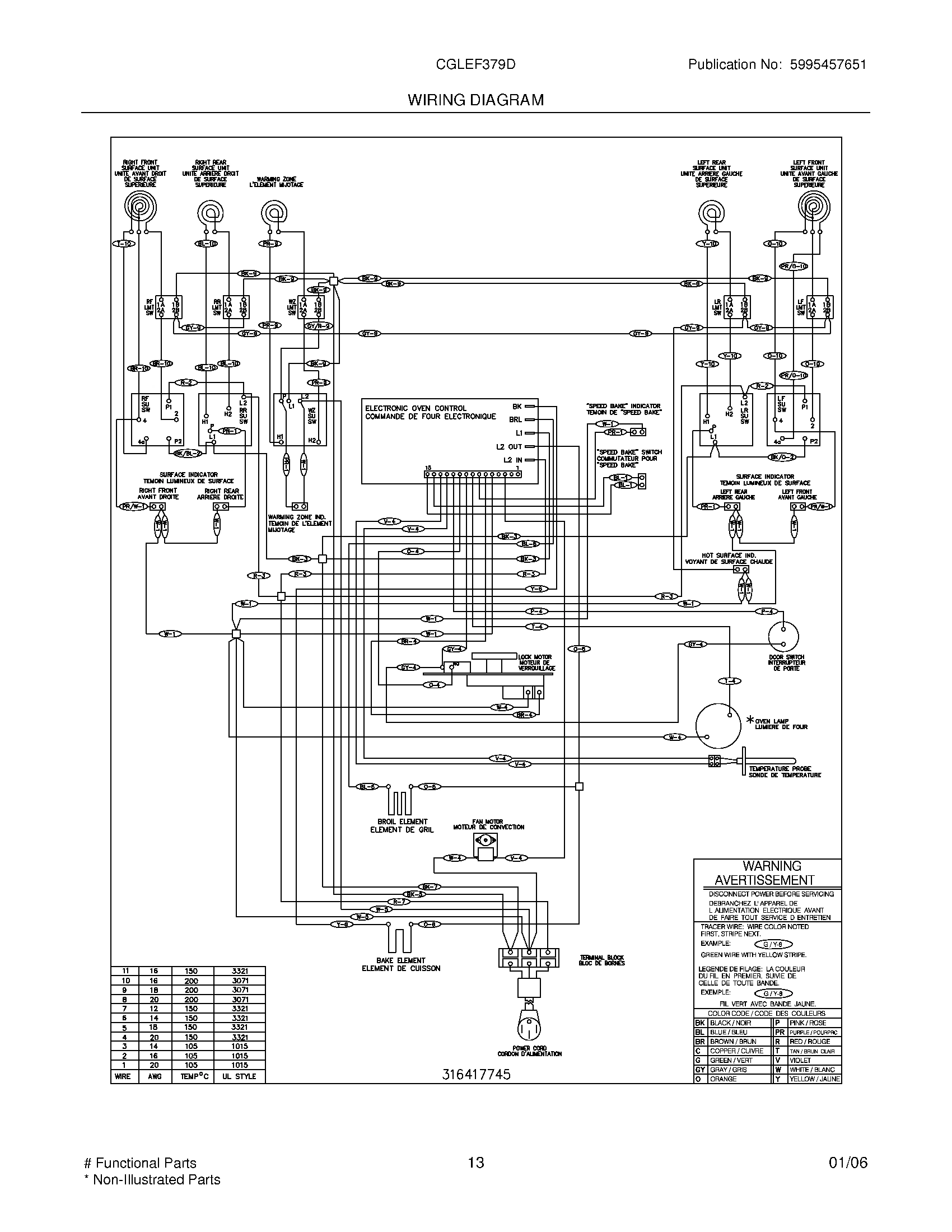 13 - WIRING DIAGRAM