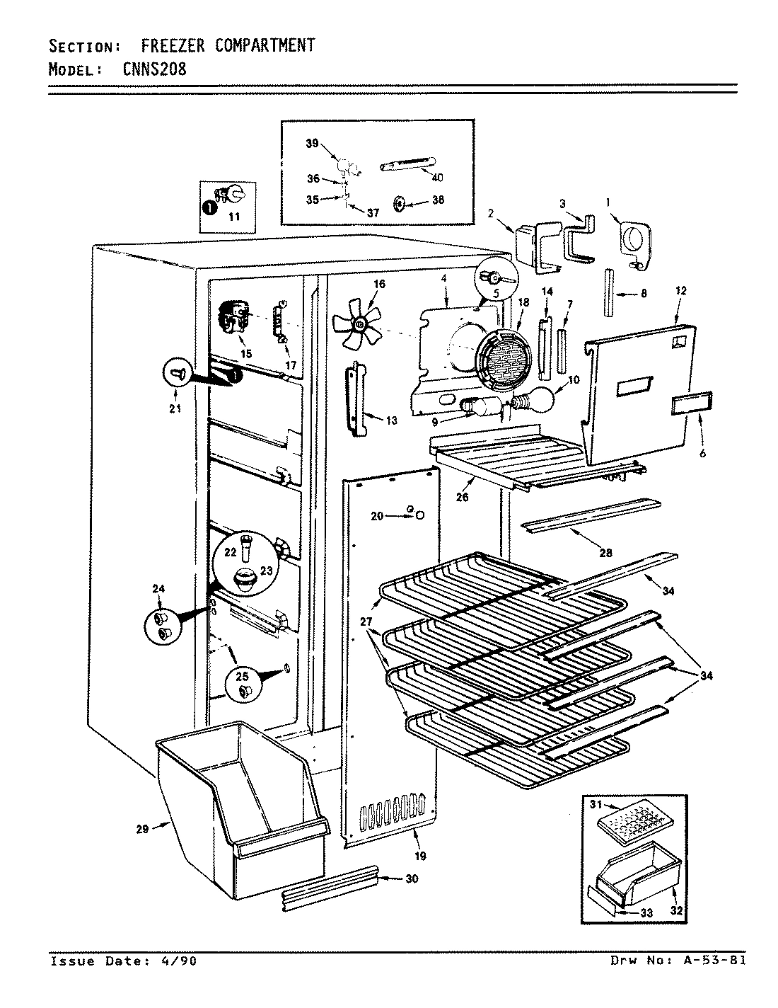 01 - FREEZER COMPARTMENT