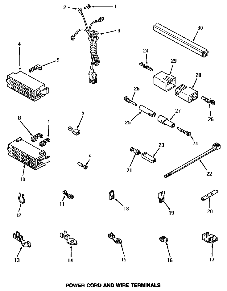 15 - POWER CORD & WIRE TERMINALS