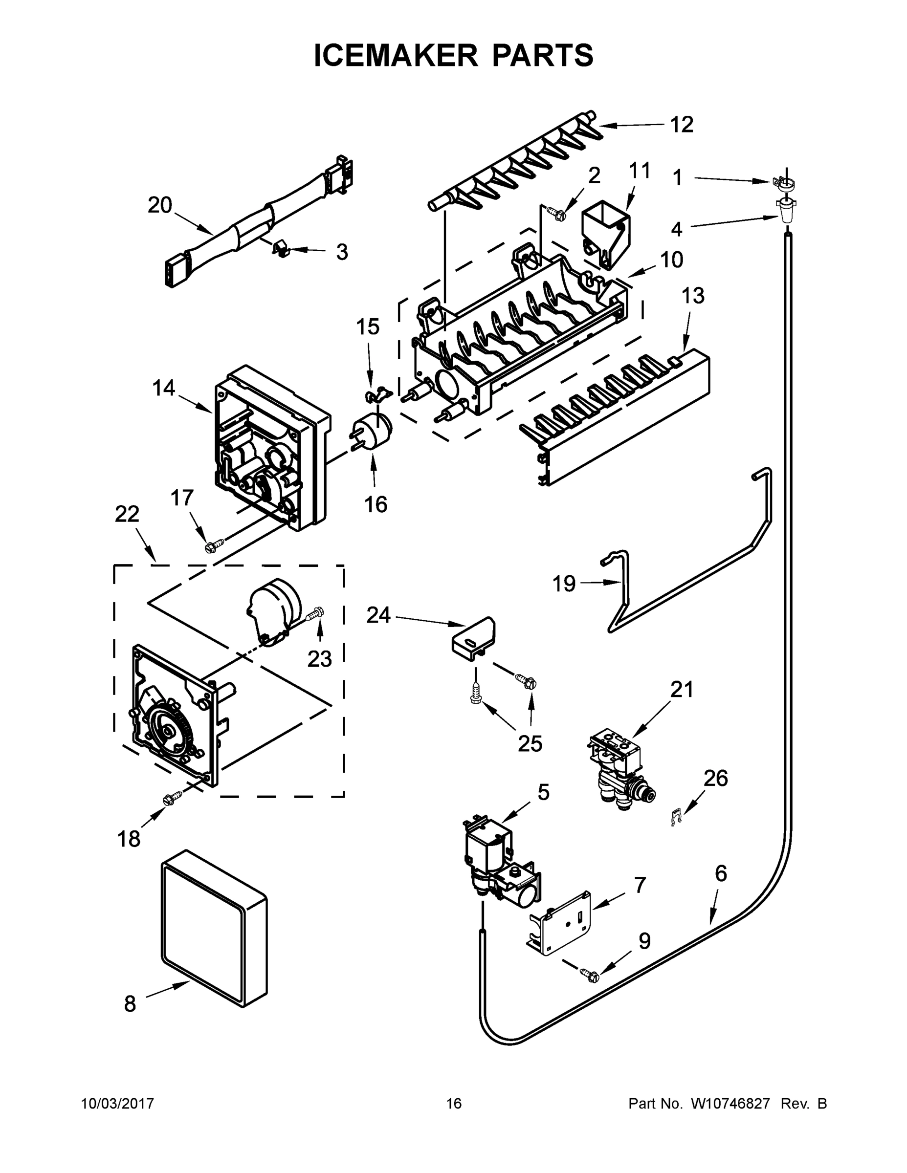 09 - ICEMAKER PARTS