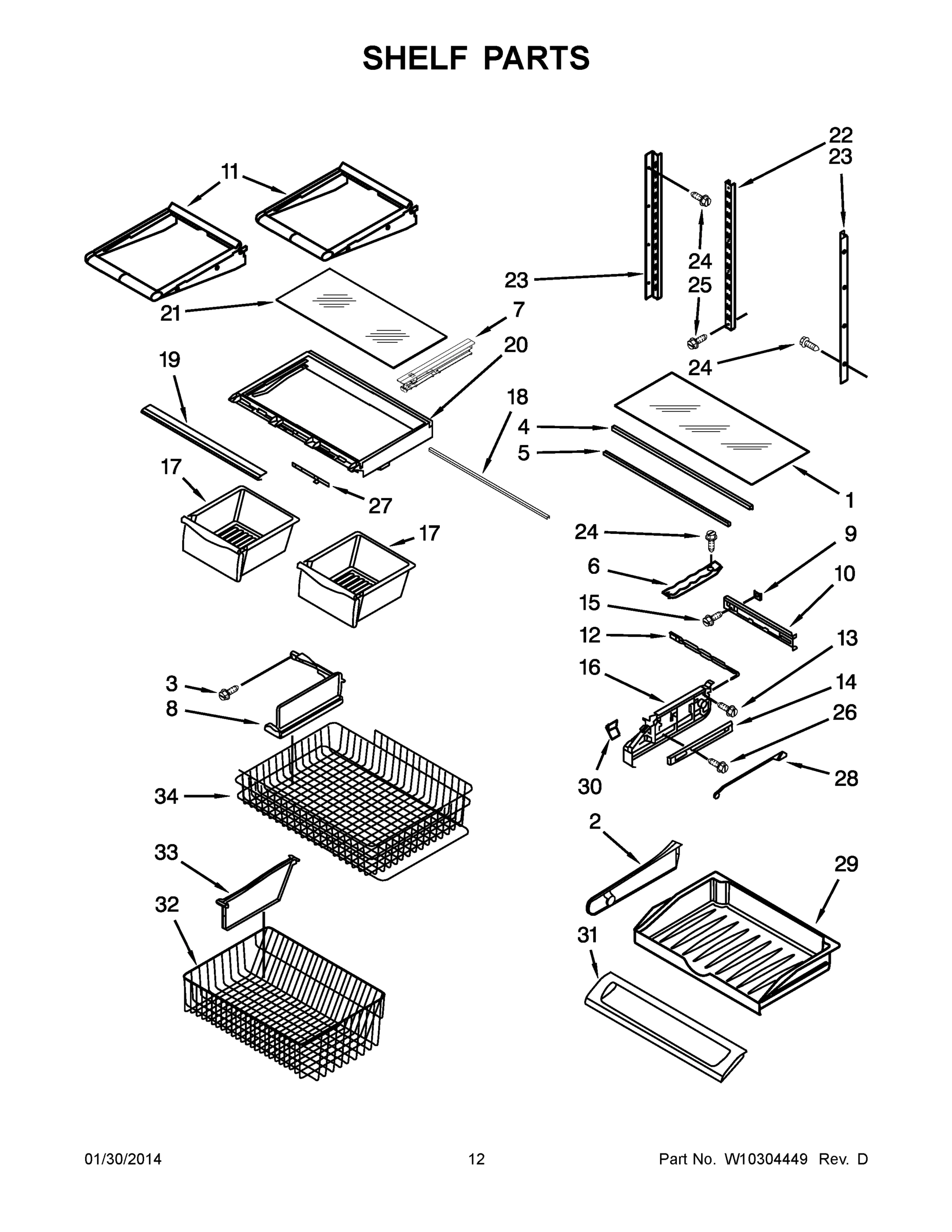 07 - SHELF PARTS