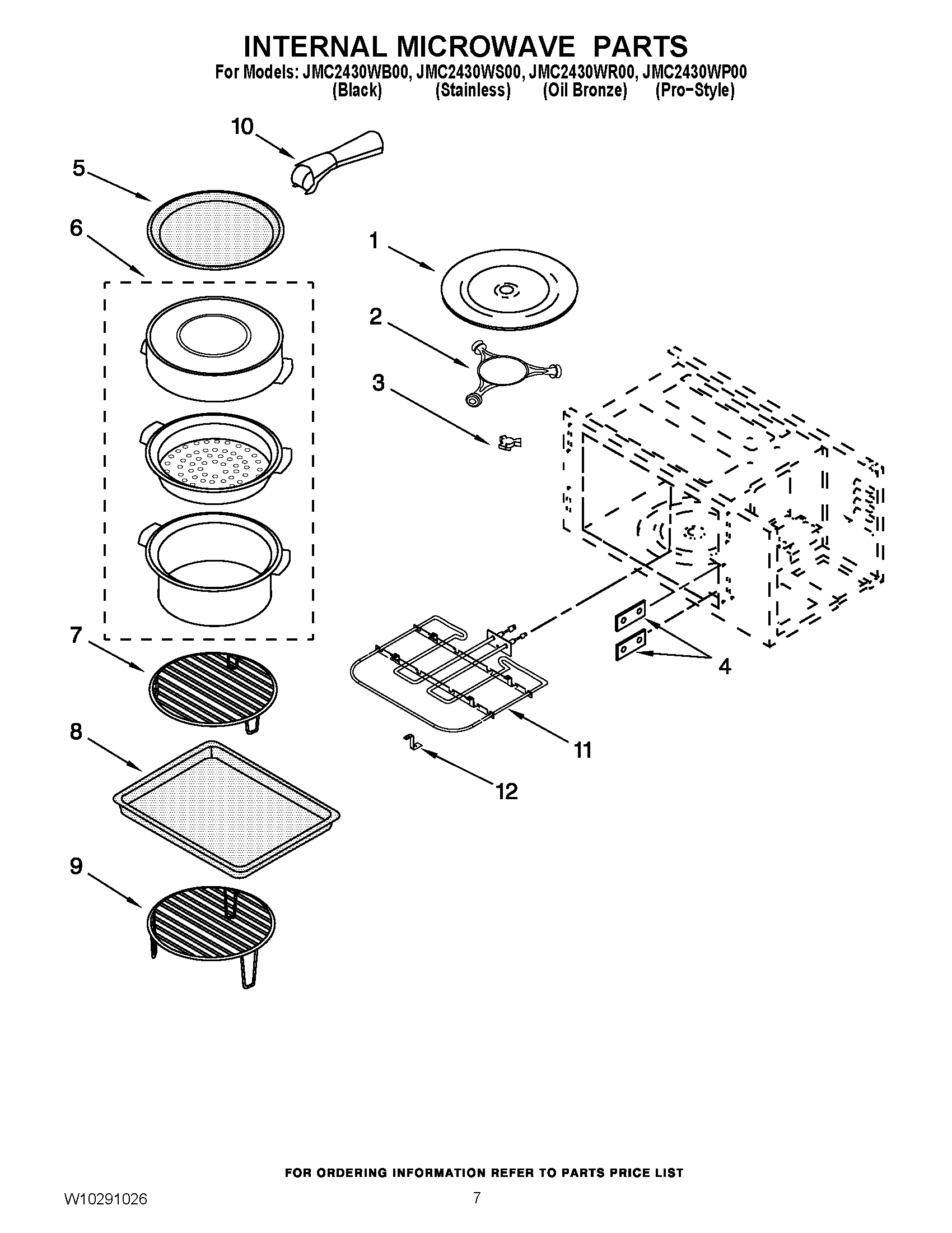 05 - INTERNAL MICROWAVE PARTS