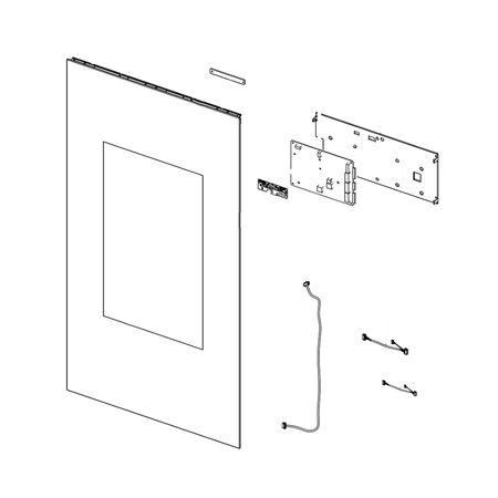 DA99-04371R Samsung Refrigerator Custom Panel