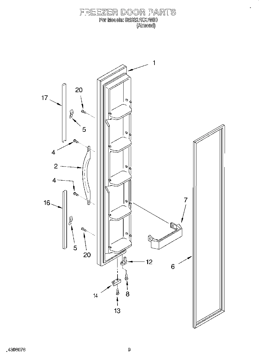 06 - FREEZER DOOR
