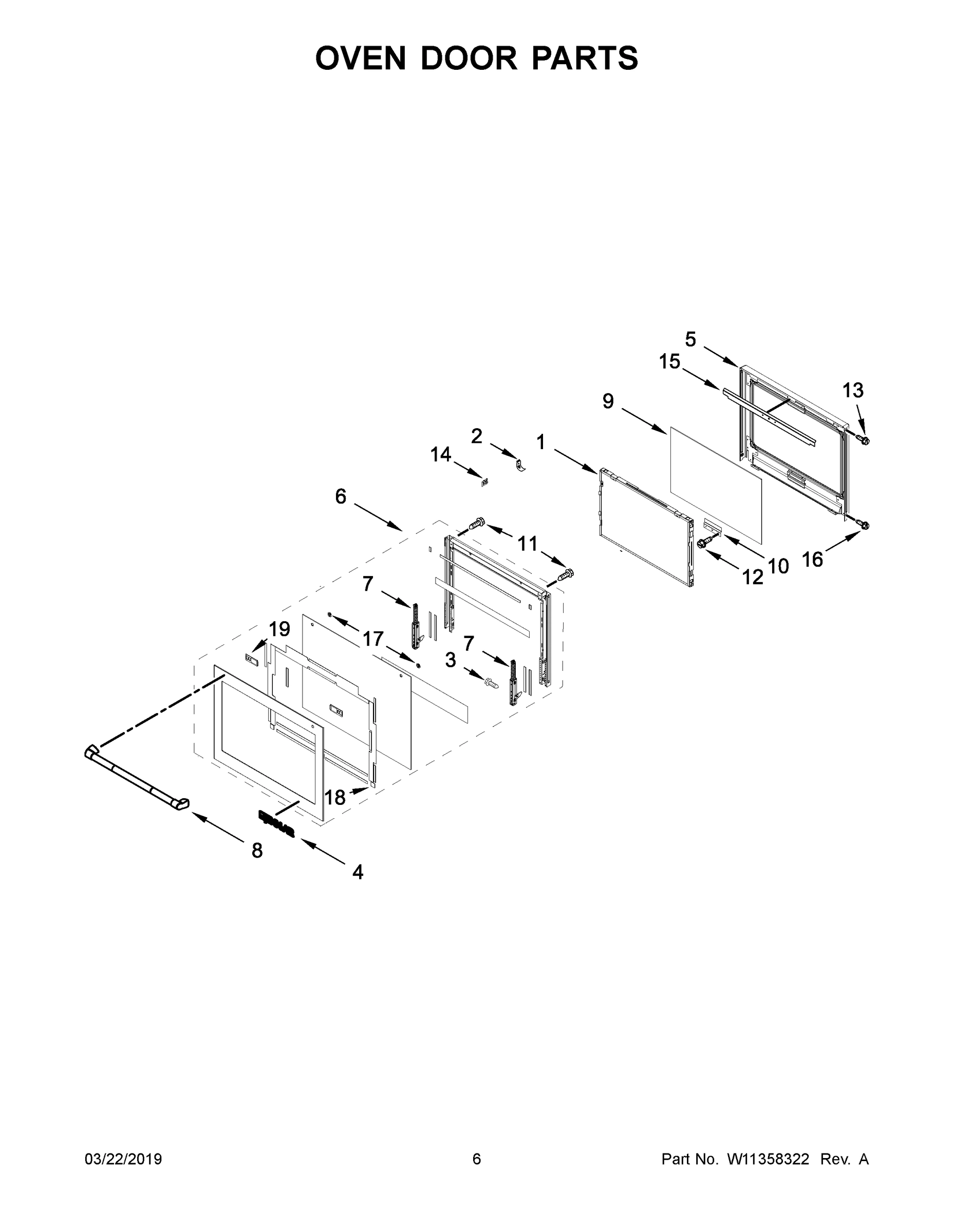 04 - OVEN DOOR PARTS