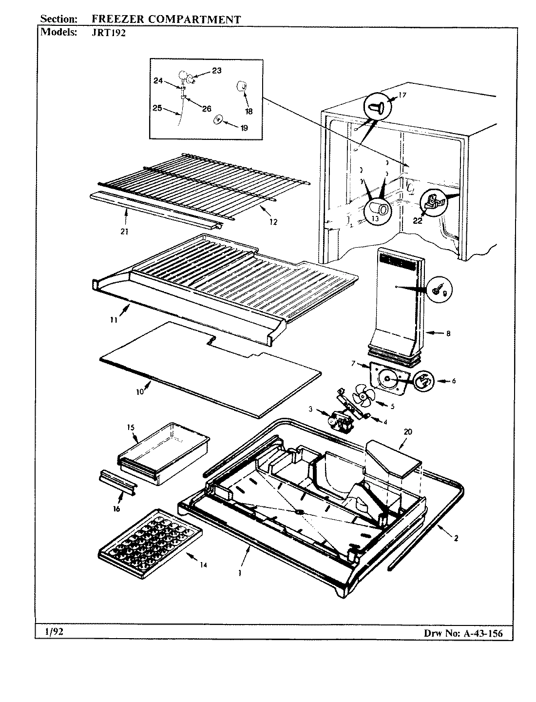 01 - FREEZER COMPARTMENT