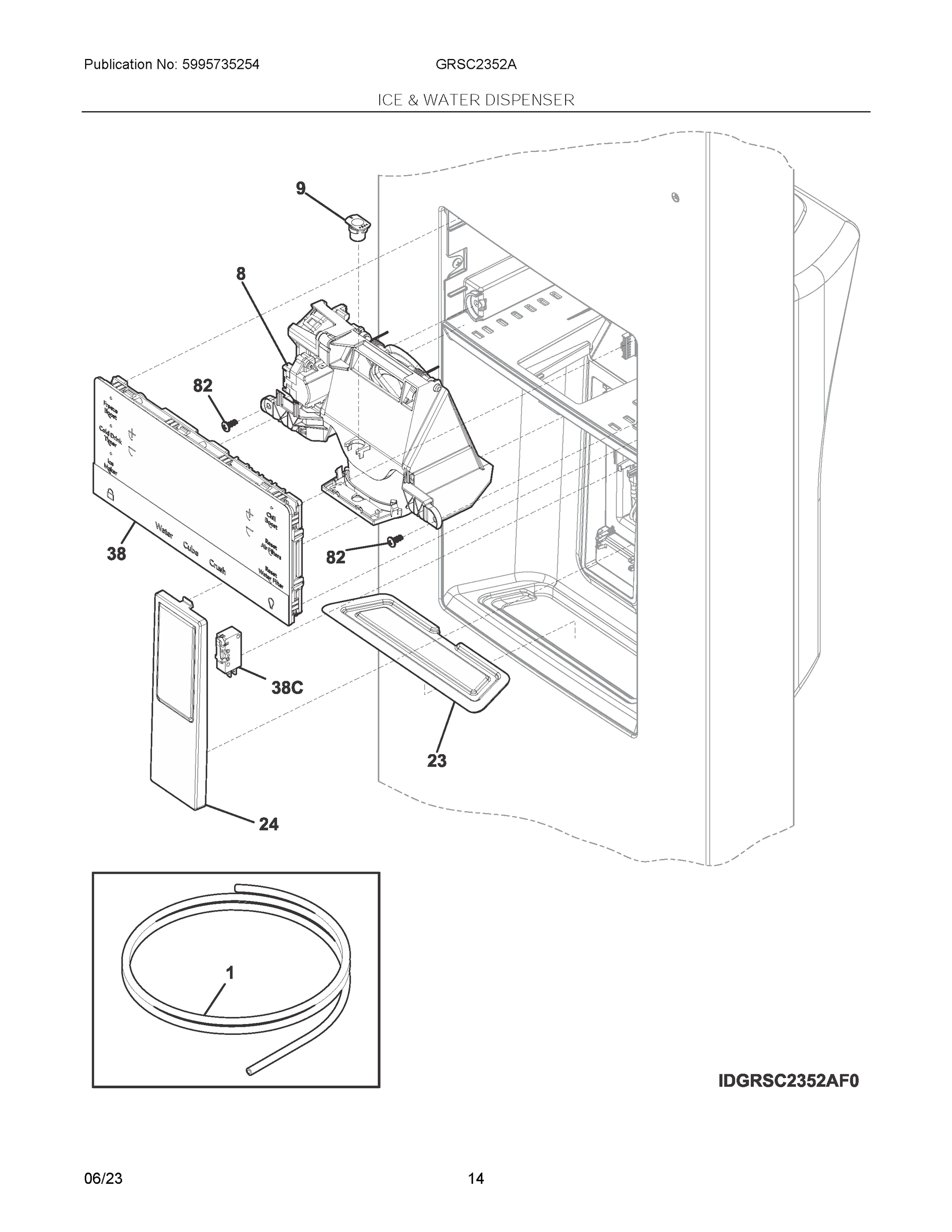 08 - ICE & WATER DISPENSER