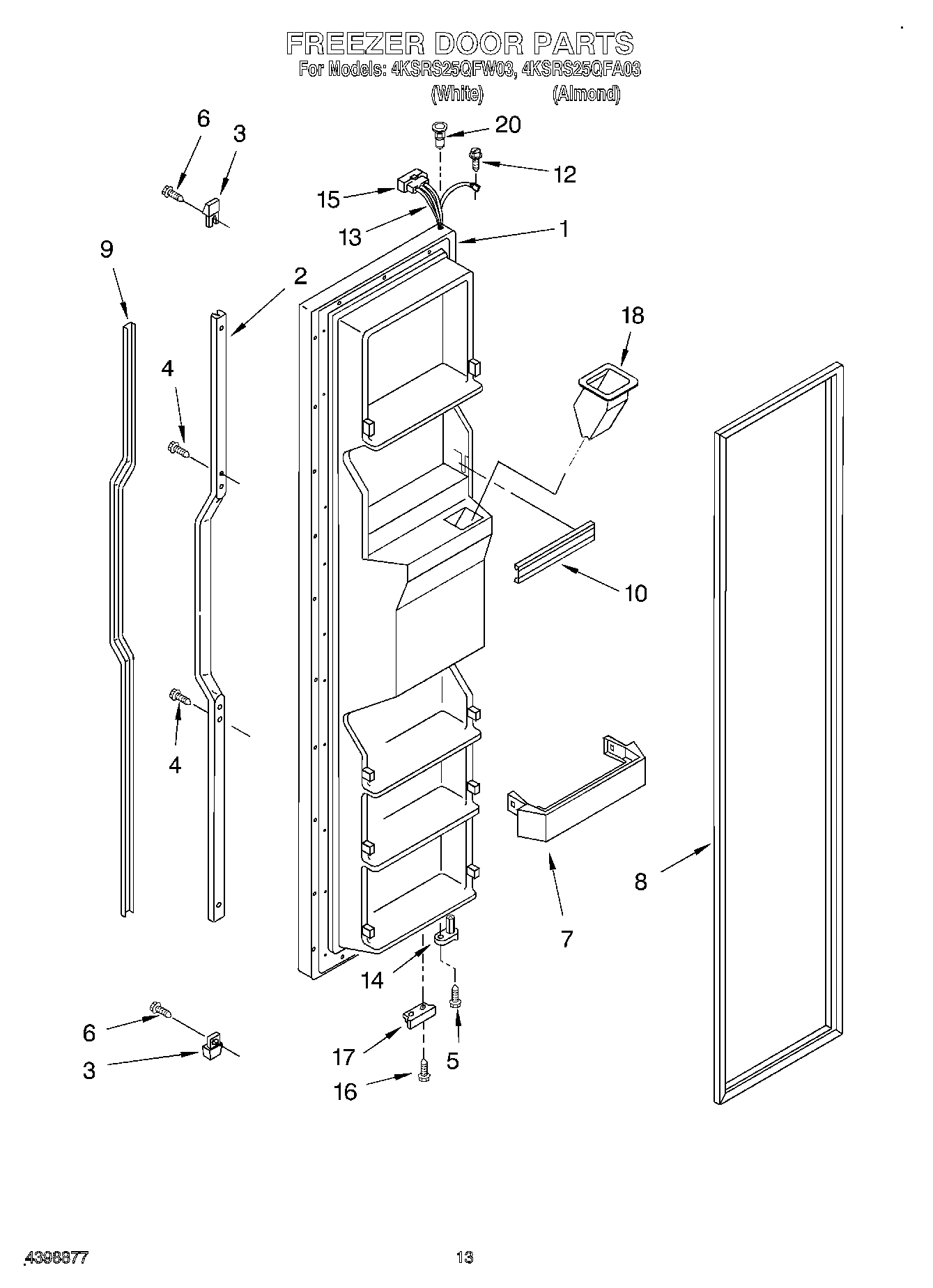 08 - FREEZER DOOR