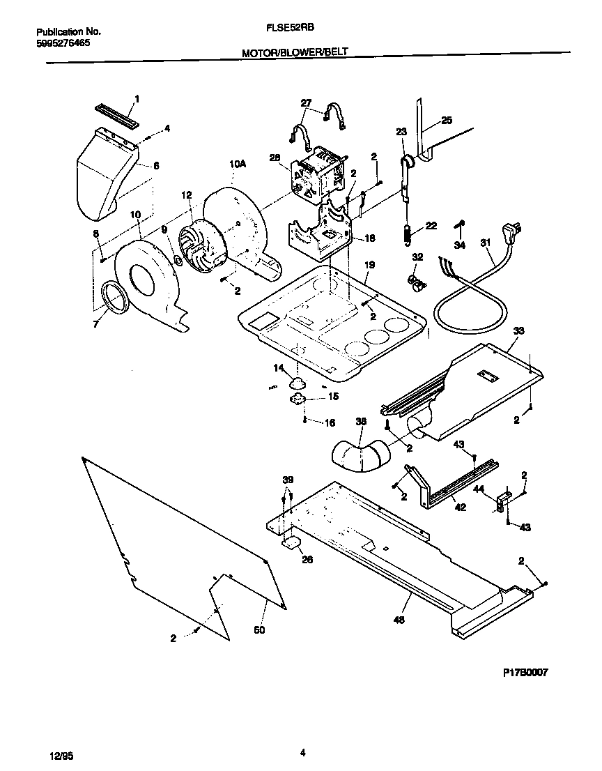 03 - MOTOR/BLOWER/BELT
