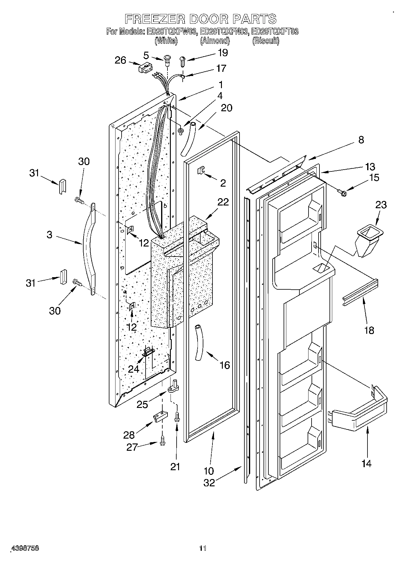 07 - FREEZER DOOR
