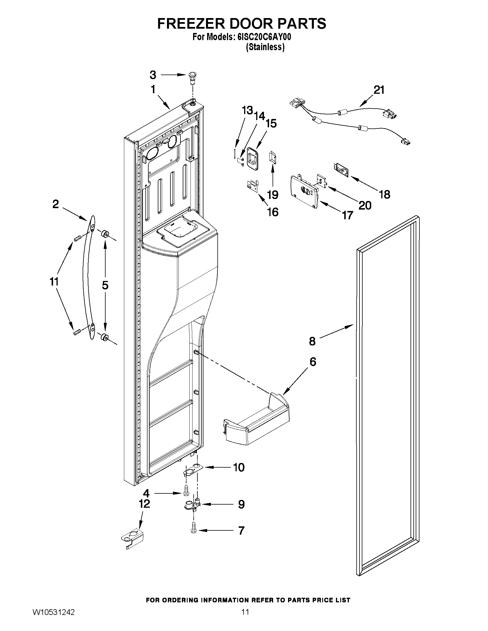 07 - FREEZER DOOR PARTS