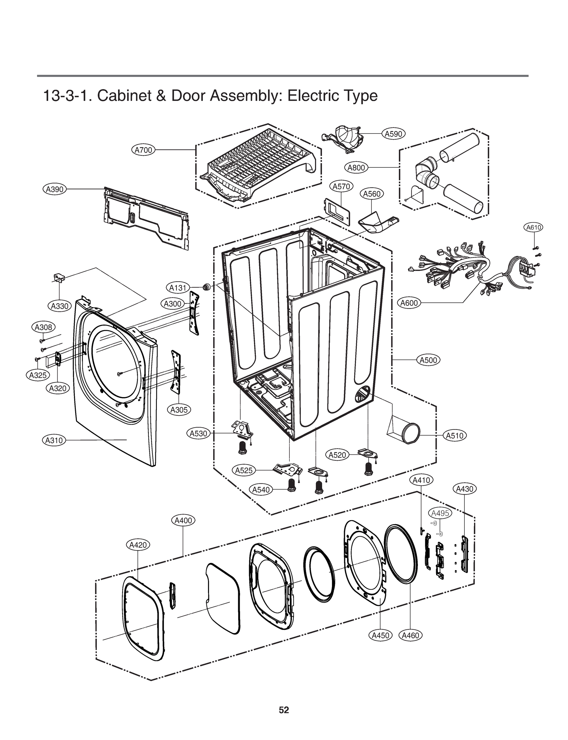 CABINET & DOOR ASSEMBLY