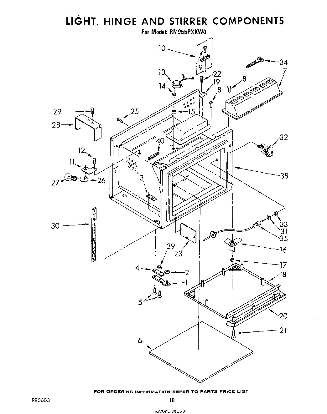 10 - LIGHT, HINGE AND STIRRER , LITERATURE