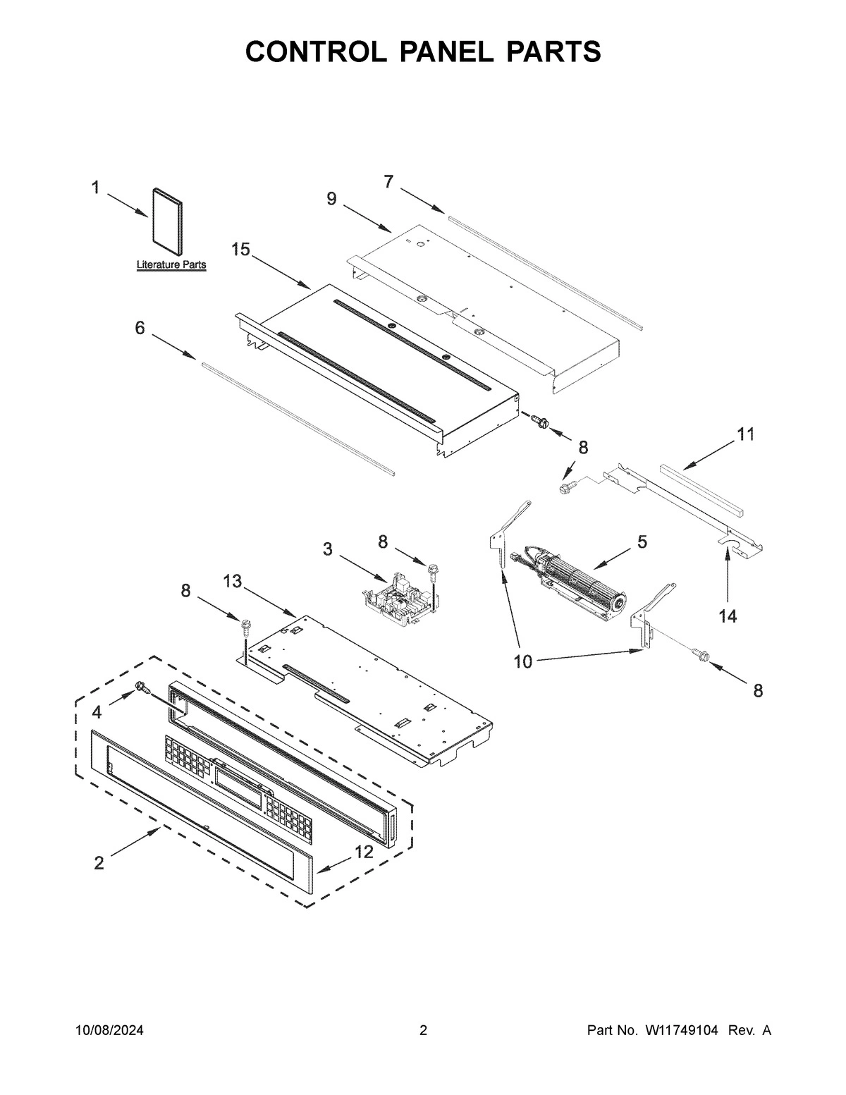 02 - CONTROL PANEL PARTS