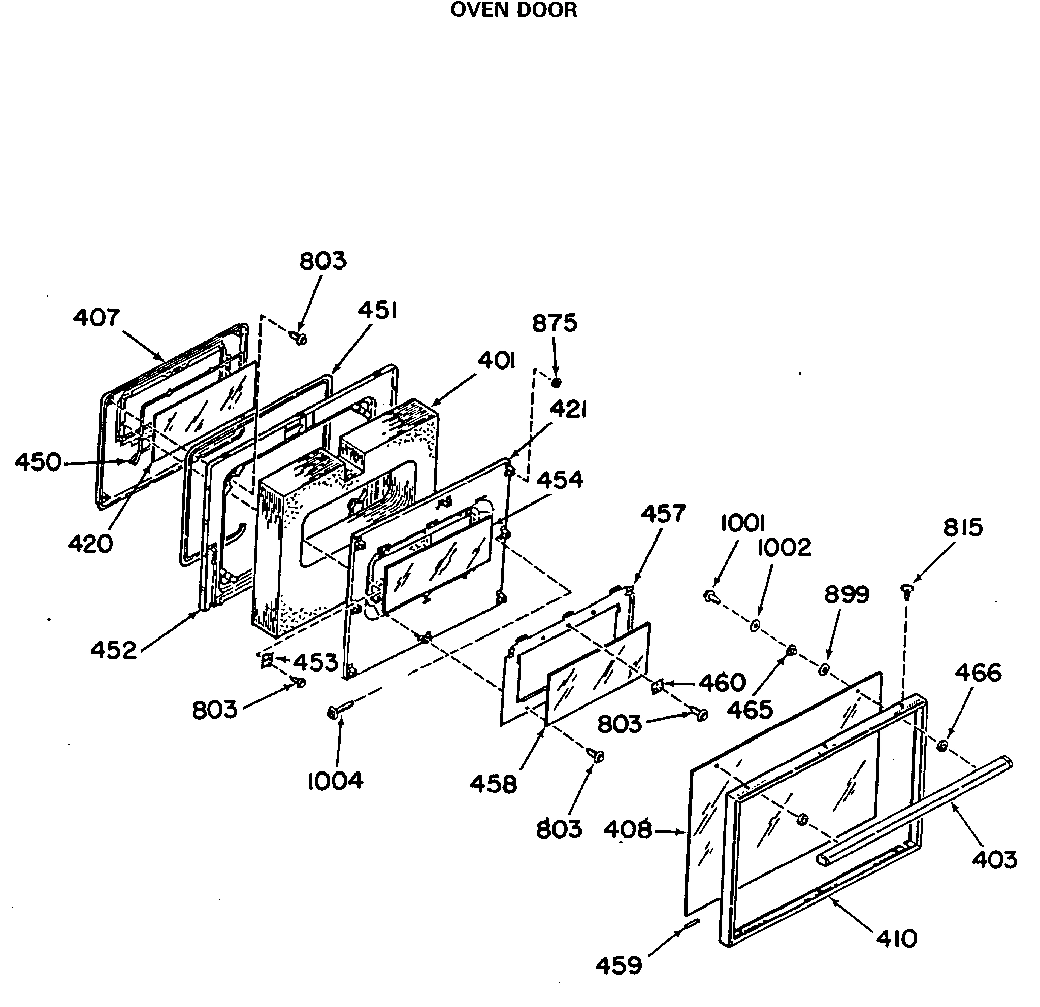 OVEN DOOR