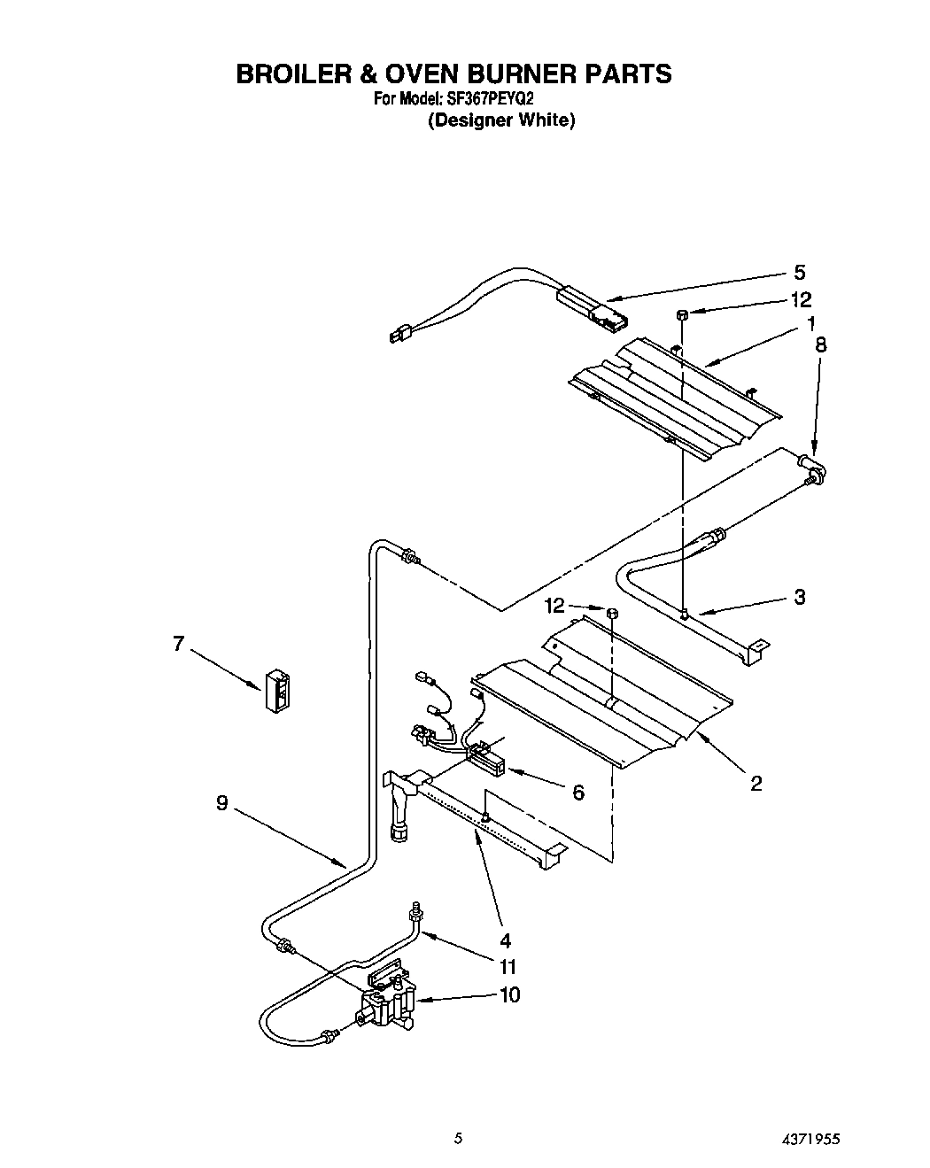 05 - BROILER AND OVEN BURNER
